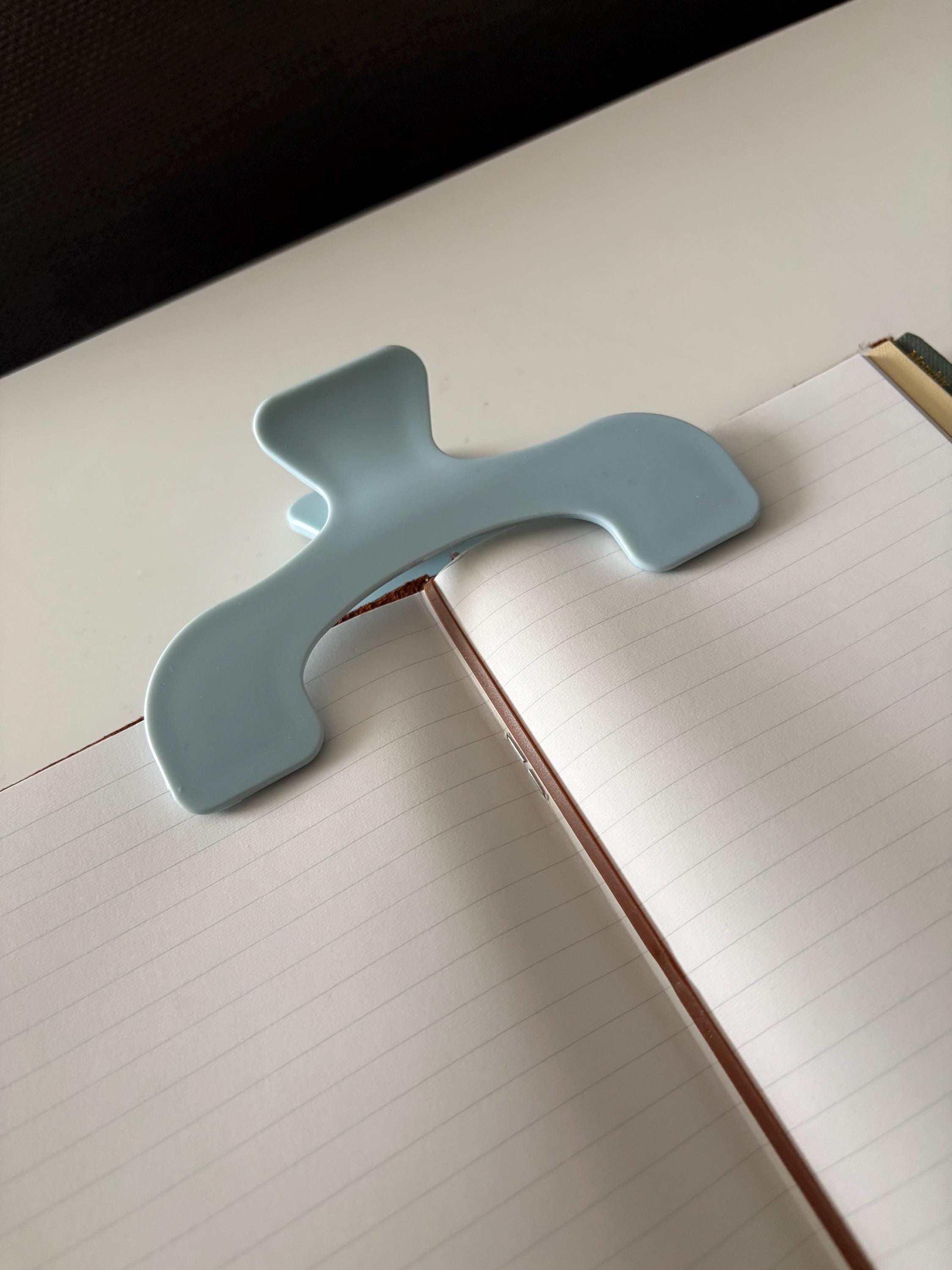 Blue Journal Clip Page Holder