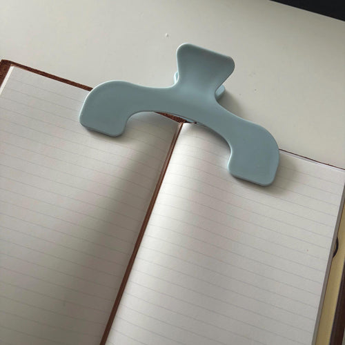 Blue Journal Clip Page Holder