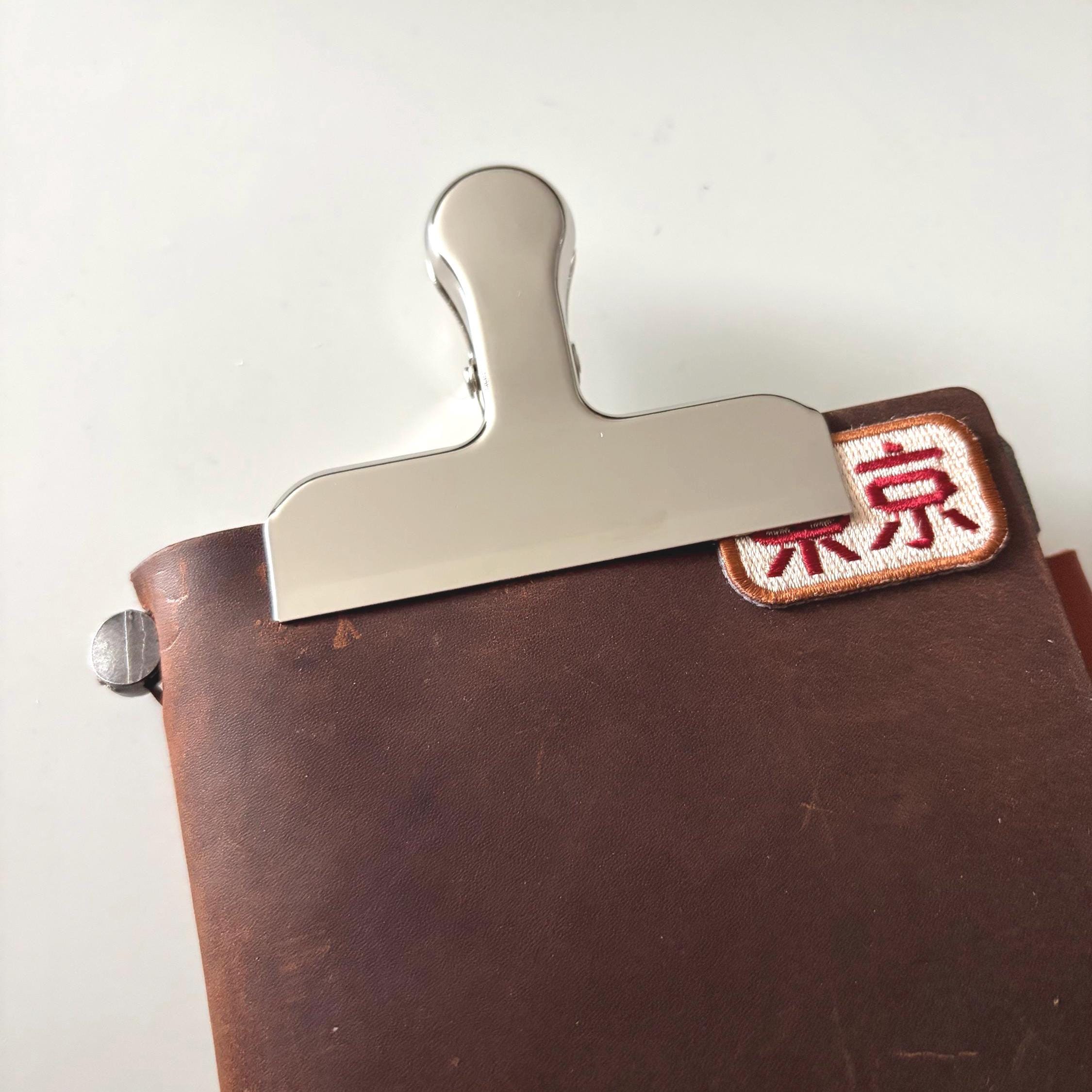 Silver Style Journal Clip Page Holder