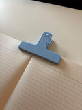 Blue Journal Clip Page Holder