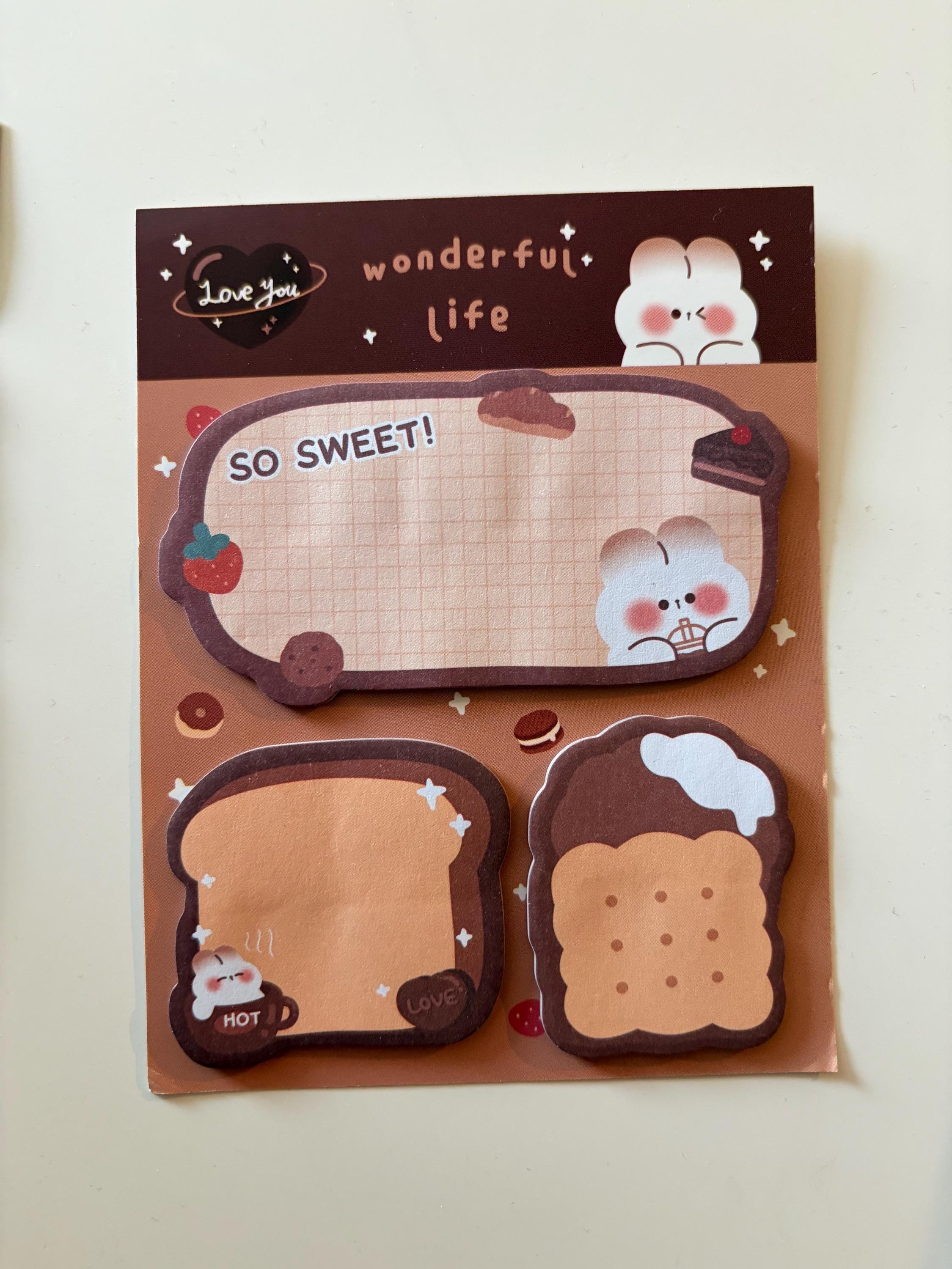 Kawaii Korean Style Memo Pad – Bear, Frog, Bunny Designs Stationery