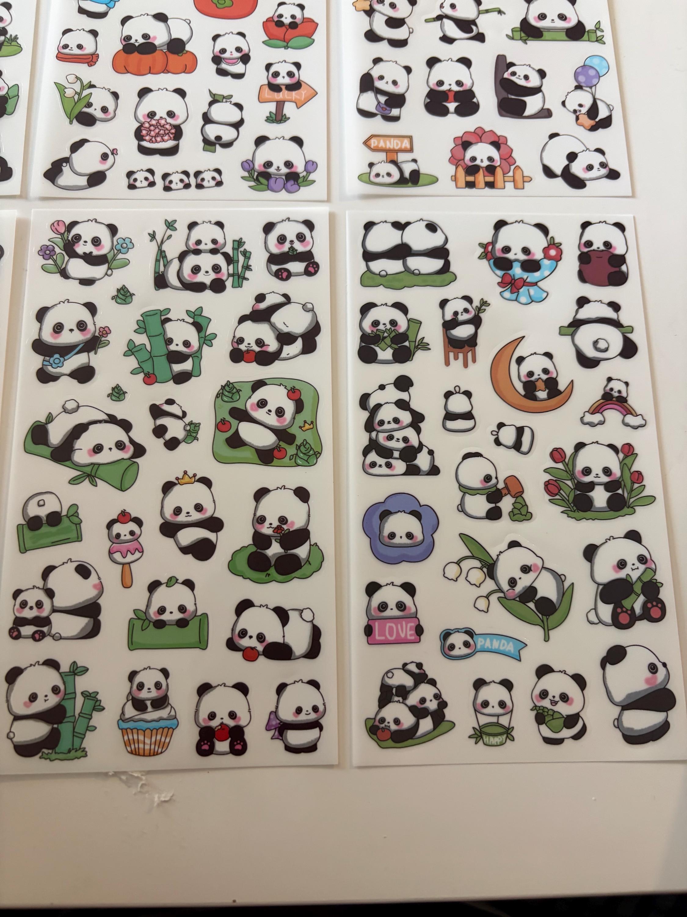 Panda Sticker Sheet