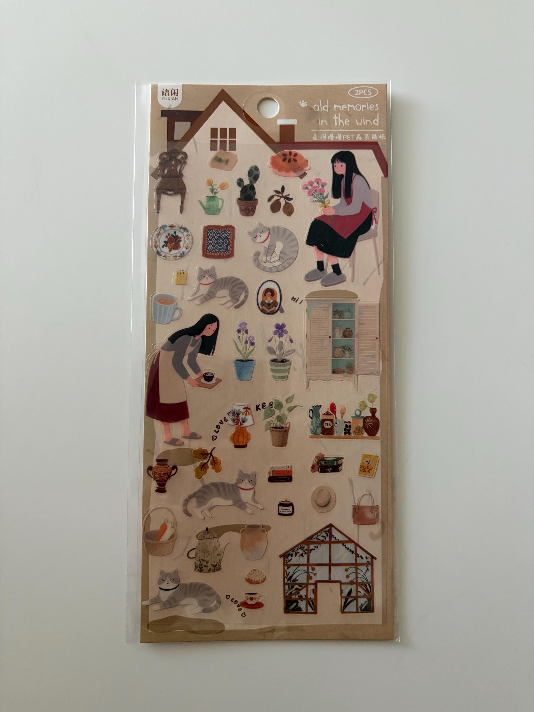 Modern Sticker Sheet – Japanese Korean Stationery, Planner Journal Stickers