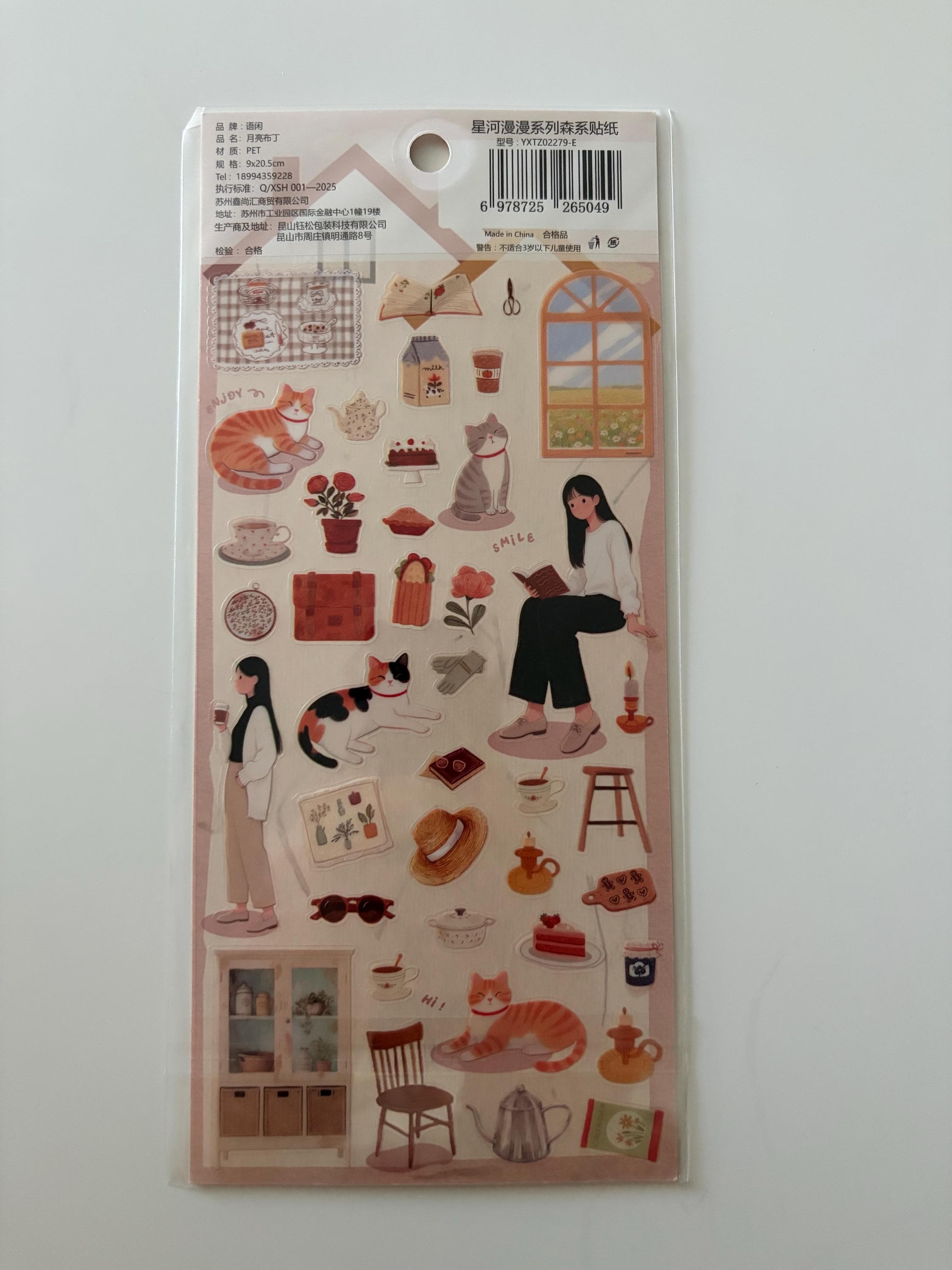 Modern Sticker Sheet – Japanese Korean Stationery, Planner Journal Stickers