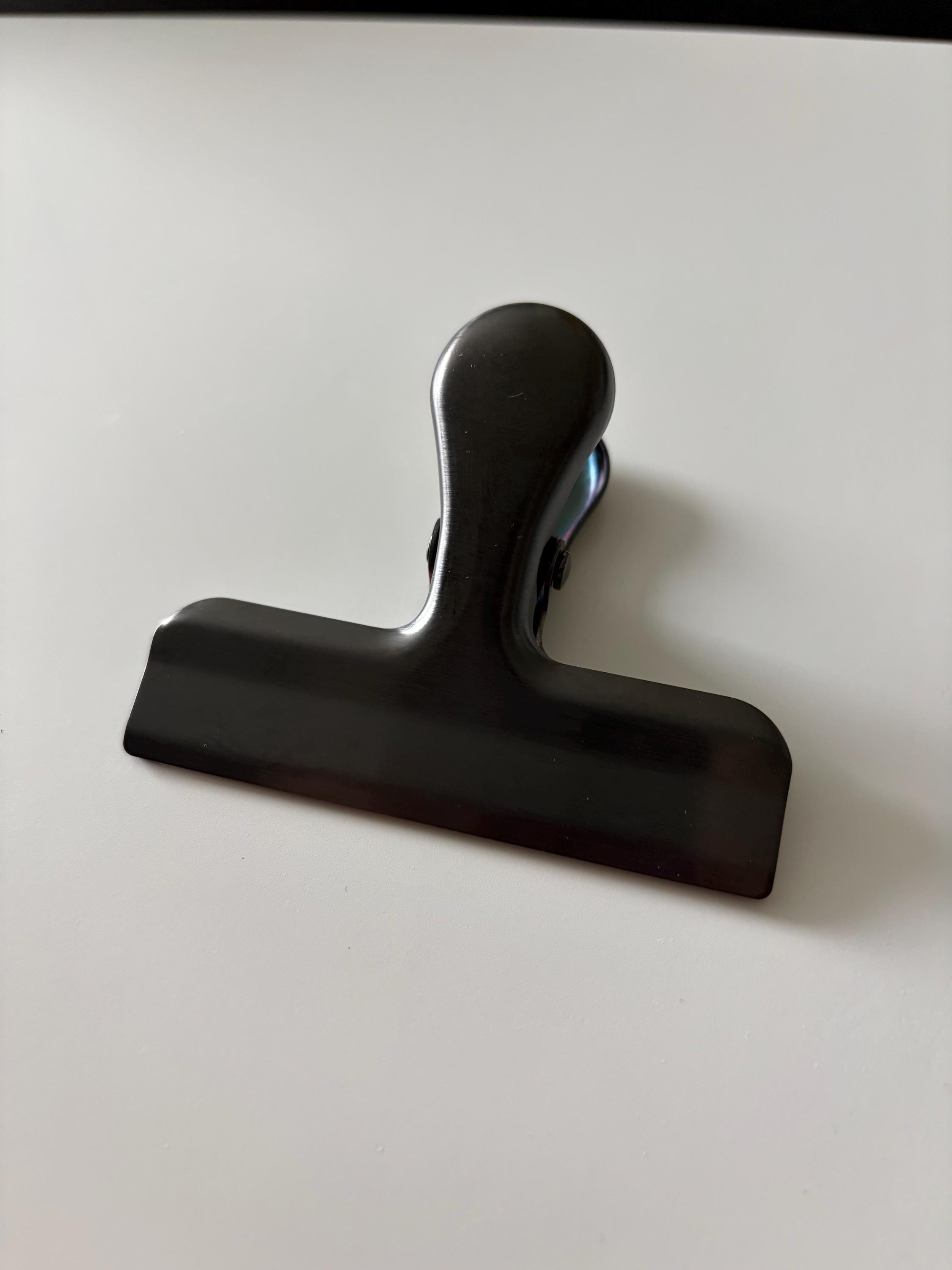 Black Metal Style Journal Clip Page Holder