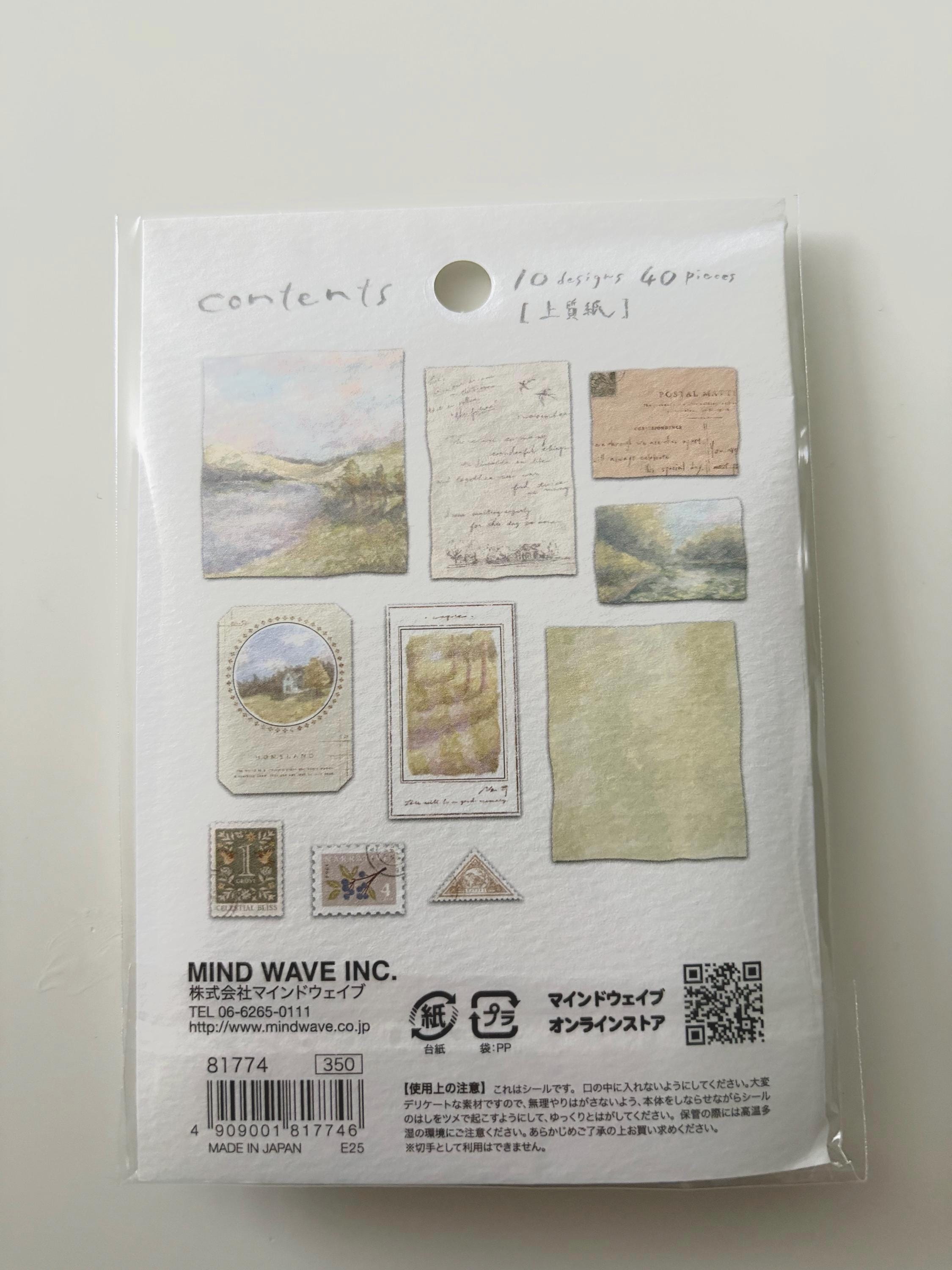 Landscape Sticker Set MIND WAVE JAPAN