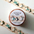 Penguin Die Cut Washi Tape MIND WAVE JAPAN