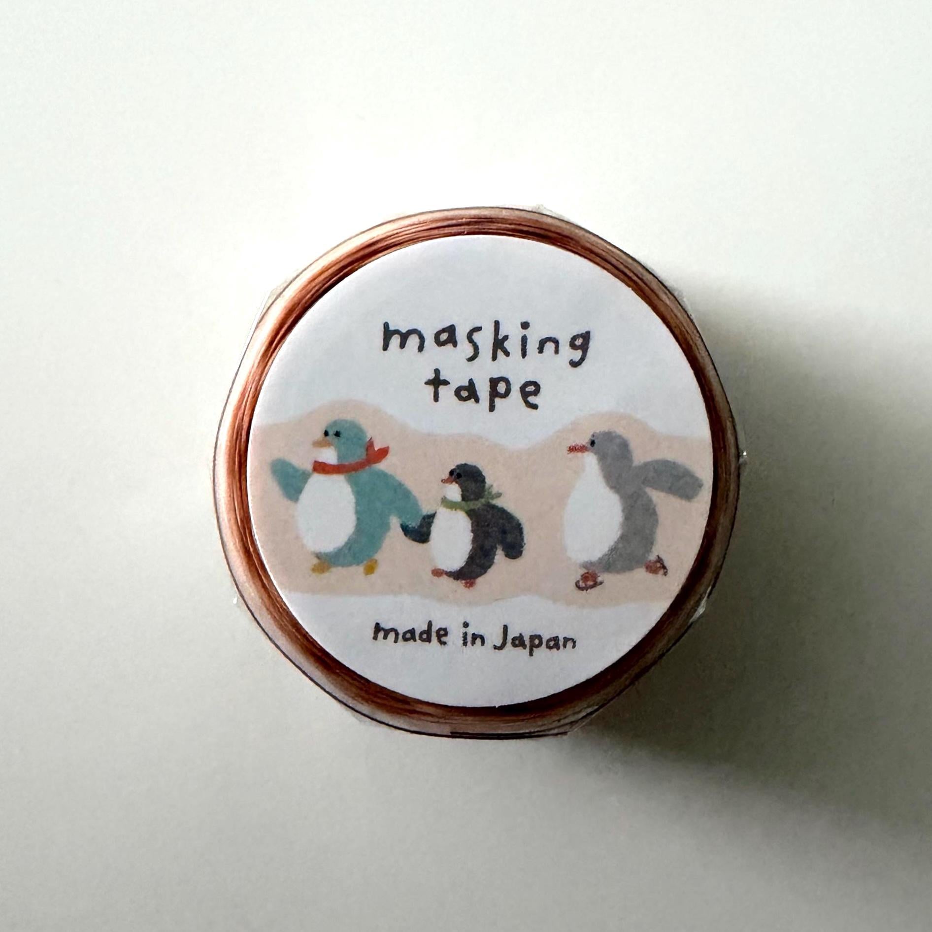 Penguin Die Cut Washi Tape MIND WAVE JAPAN