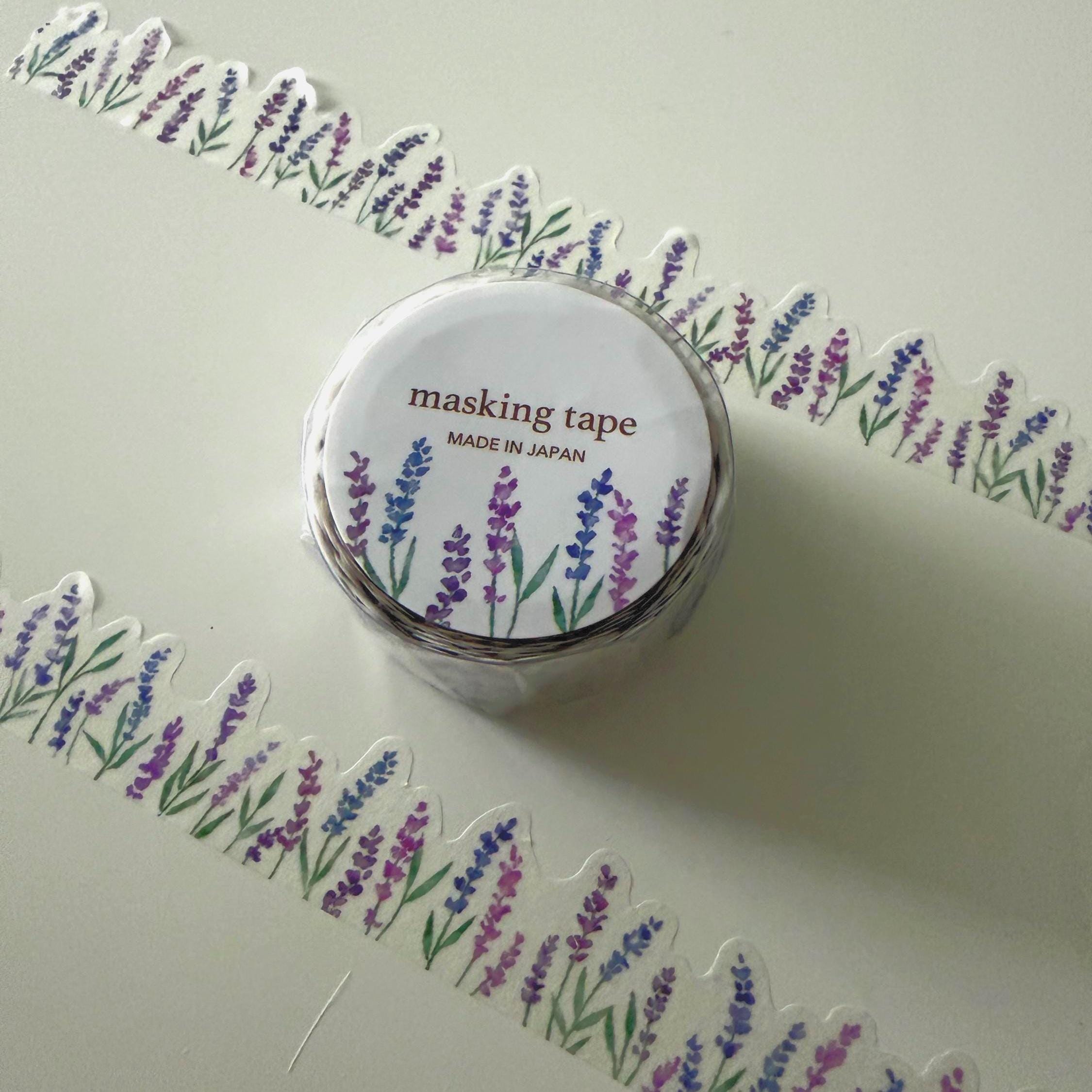 Lavender Flowers Washi Tape MIND WAVE JAPAN