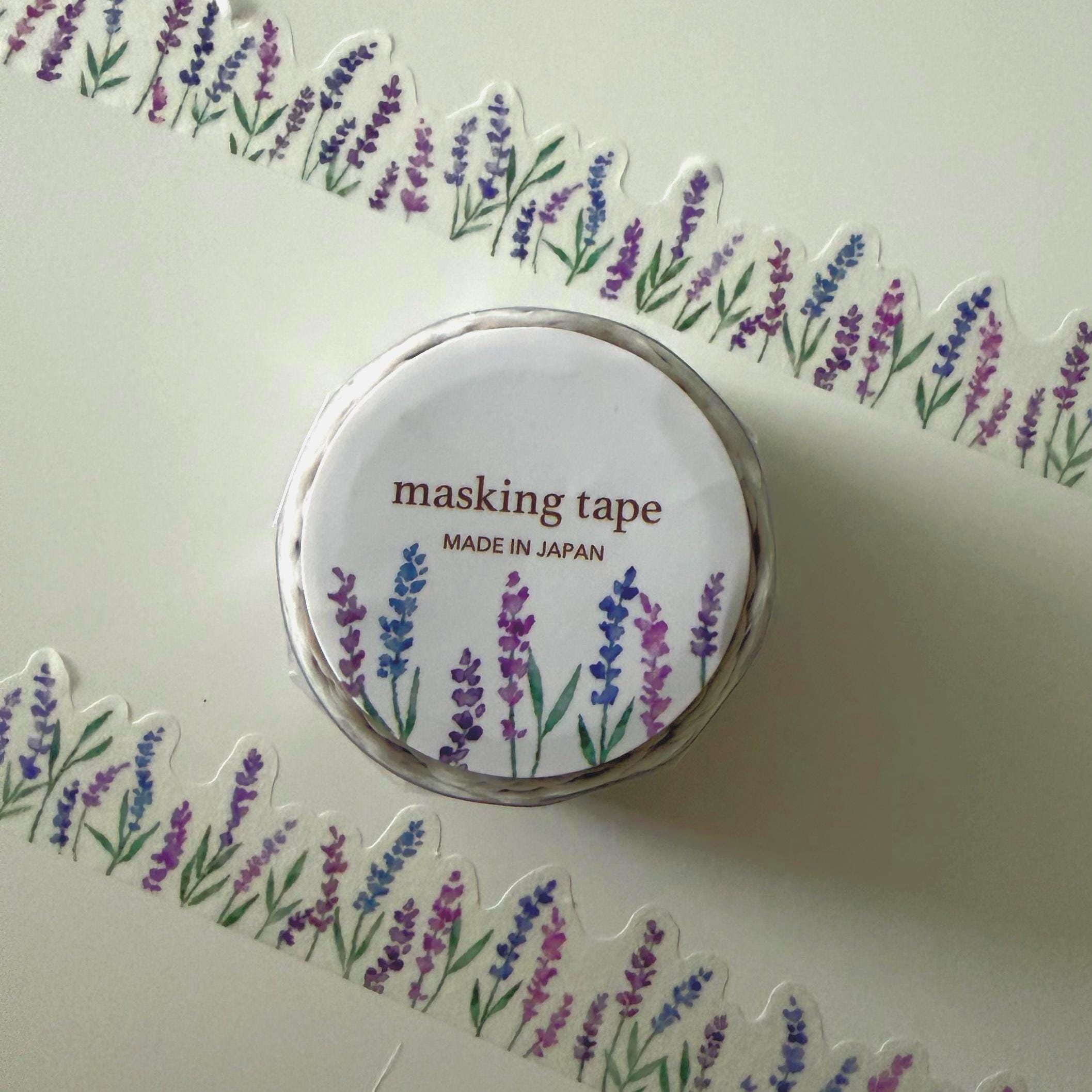 Lavender Flowers Washi Tape MIND WAVE JAPAN
