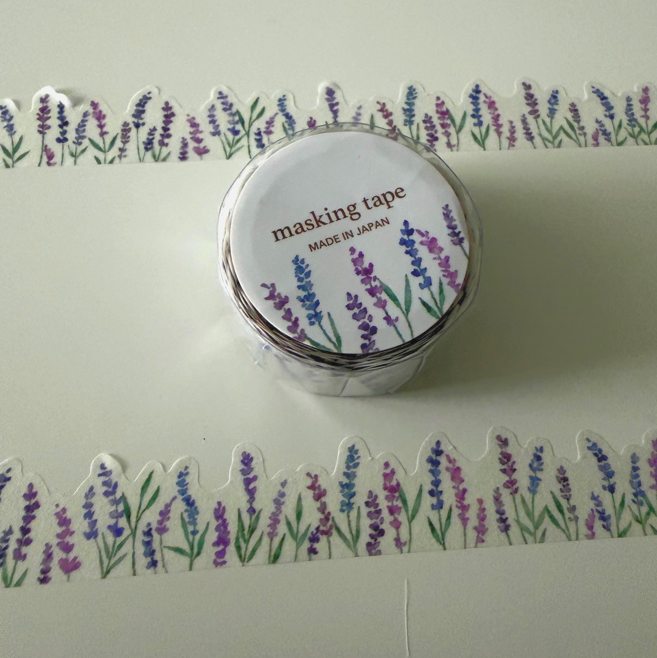 Lavender Flowers Washi Tape MIND WAVE JAPAN