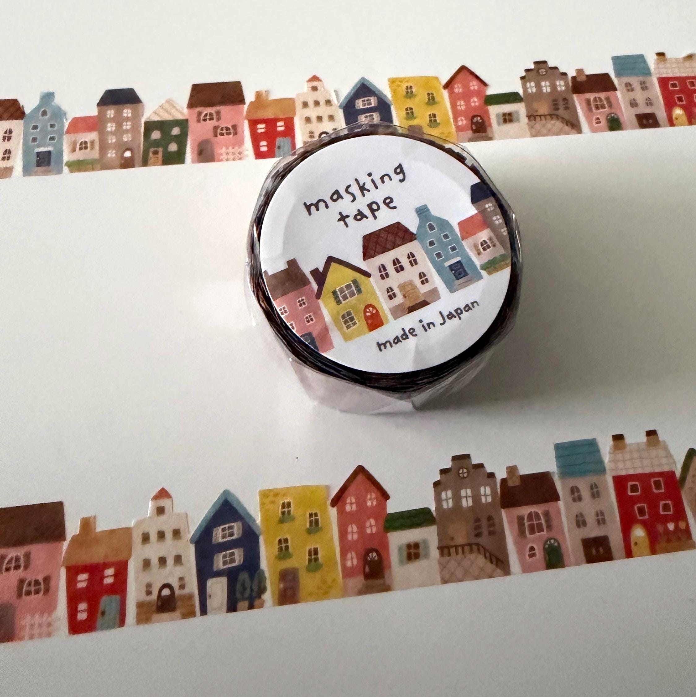 Houses Architecture Die Cut Washi Tape MIND WAVE JAPAN