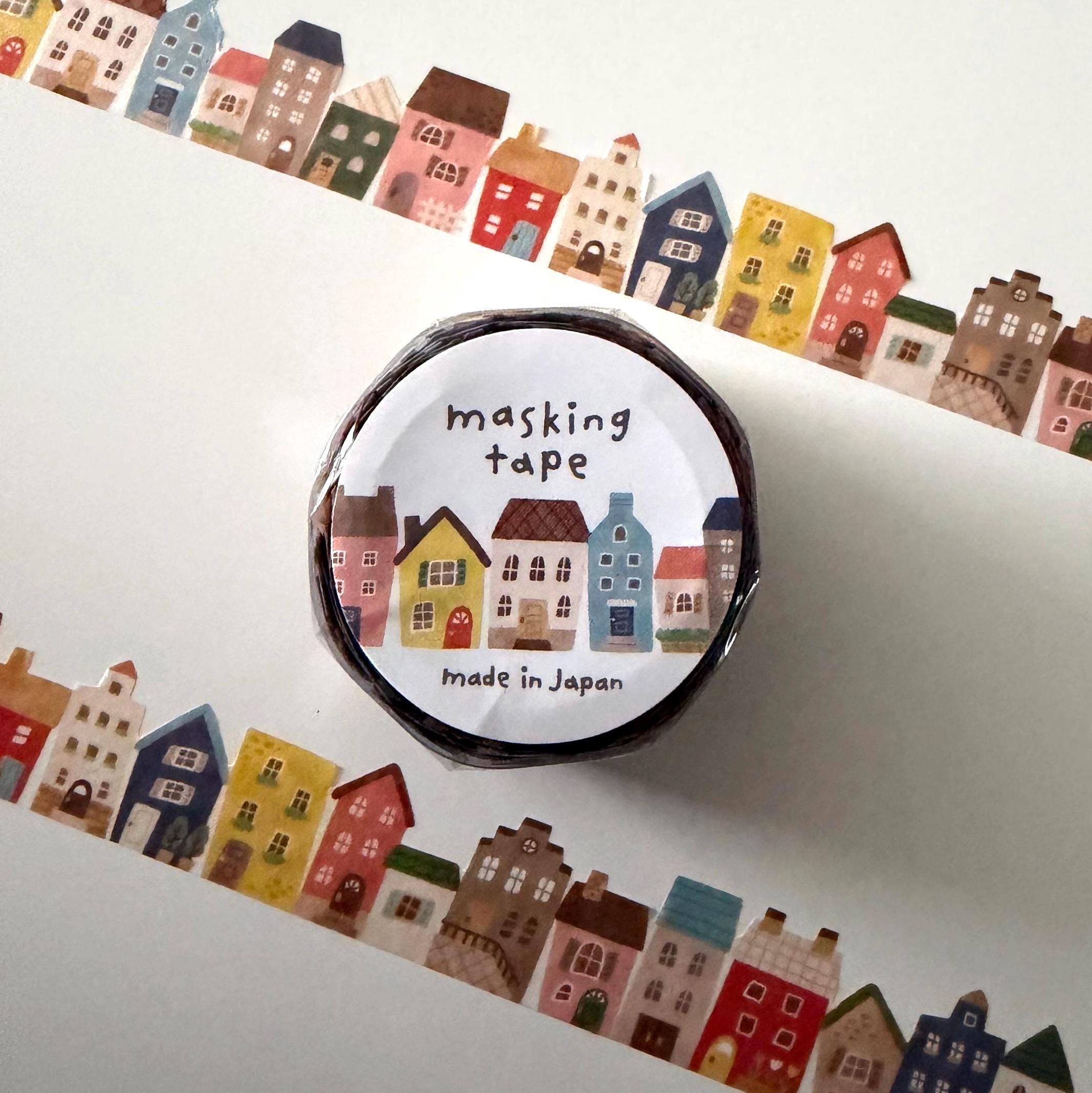 Houses Architecture Die Cut Washi Tape MIND WAVE JAPAN