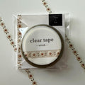 Daisy Flowers Clear Washi Tape MIND WAVE JAPAN