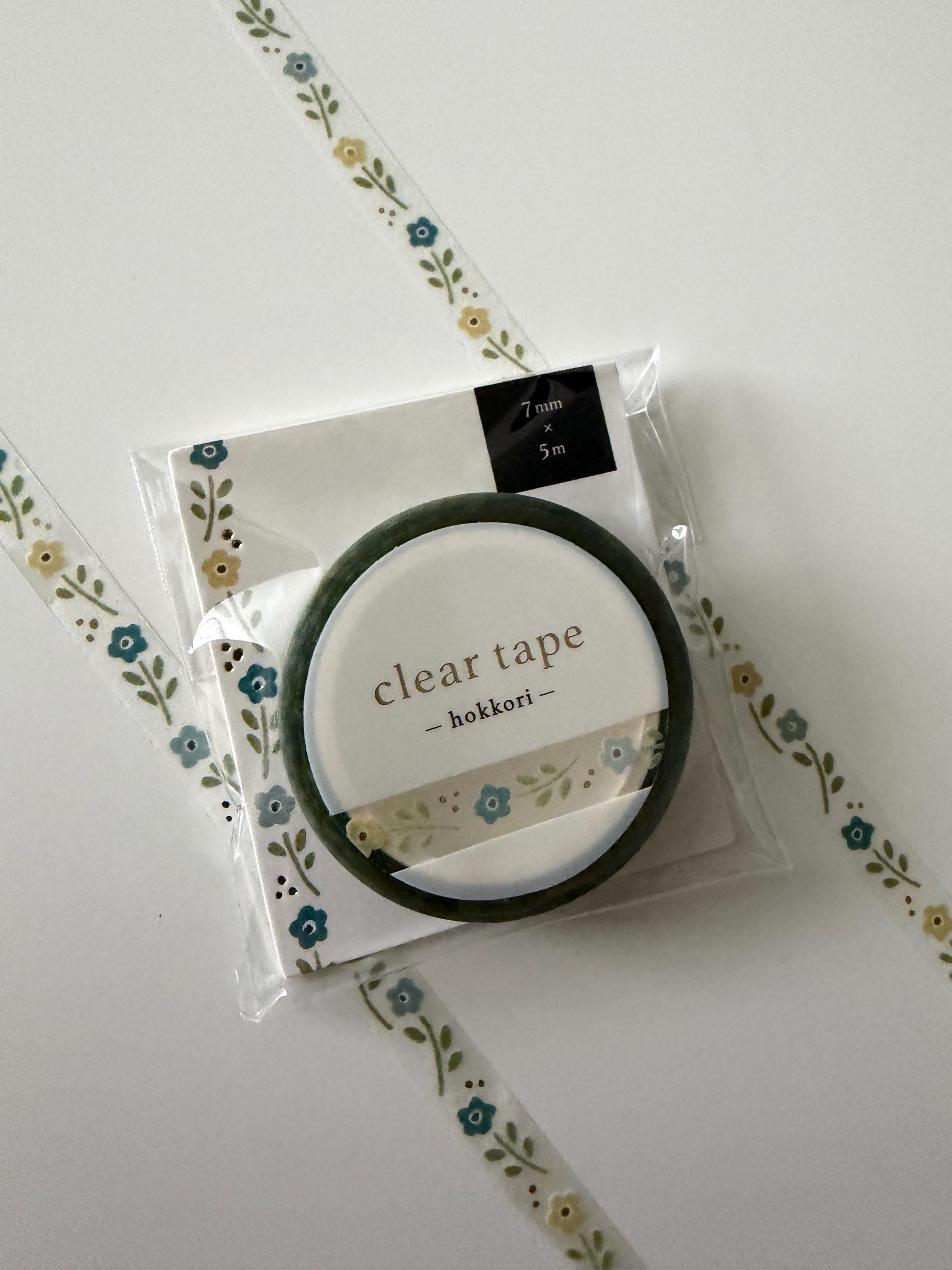 Flowers Clear Washi Tape MIND WAVE JAPAN