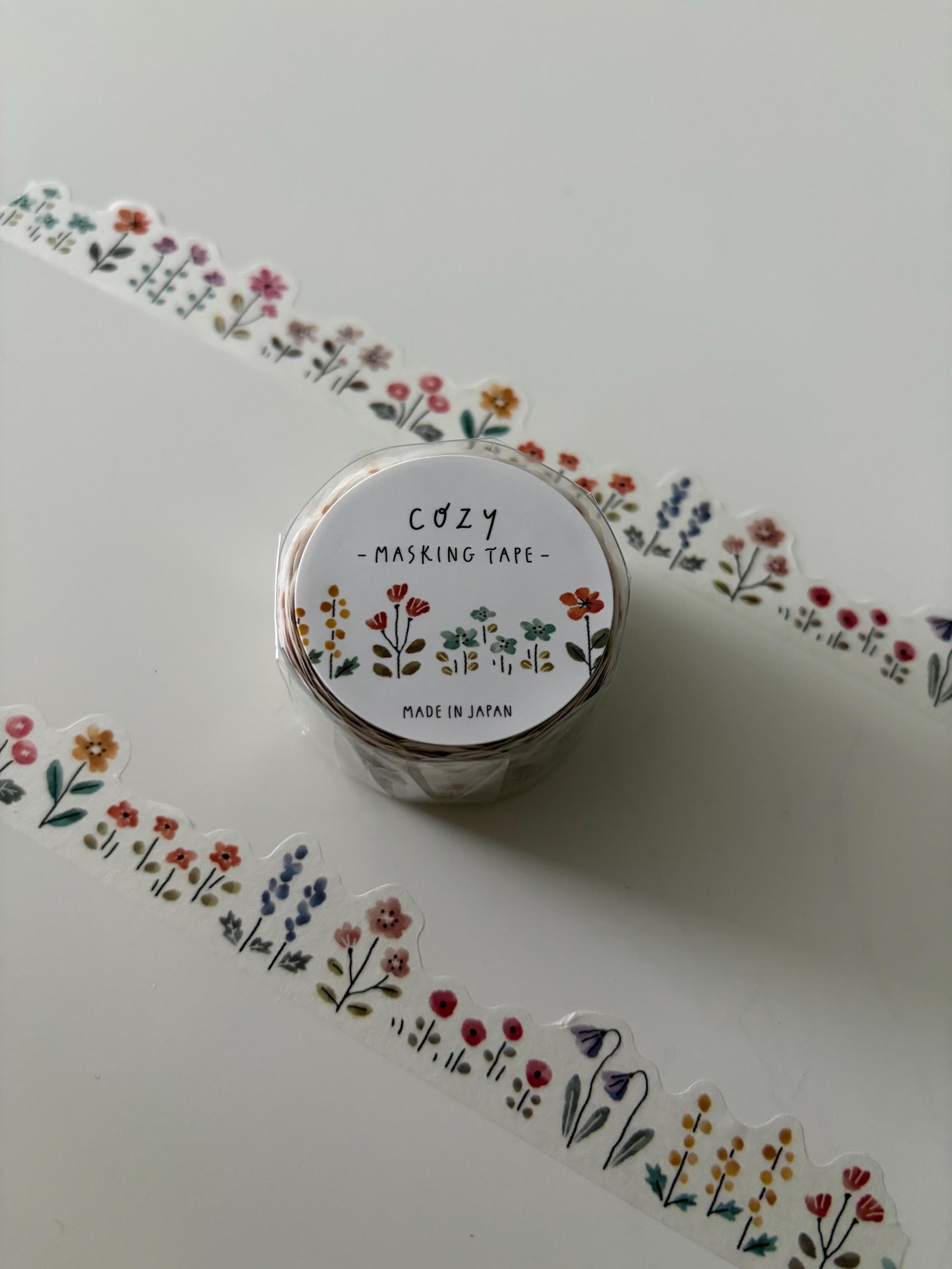 Flowers Cosy Die Cut Washi Tape MIND WAVE JAPAN