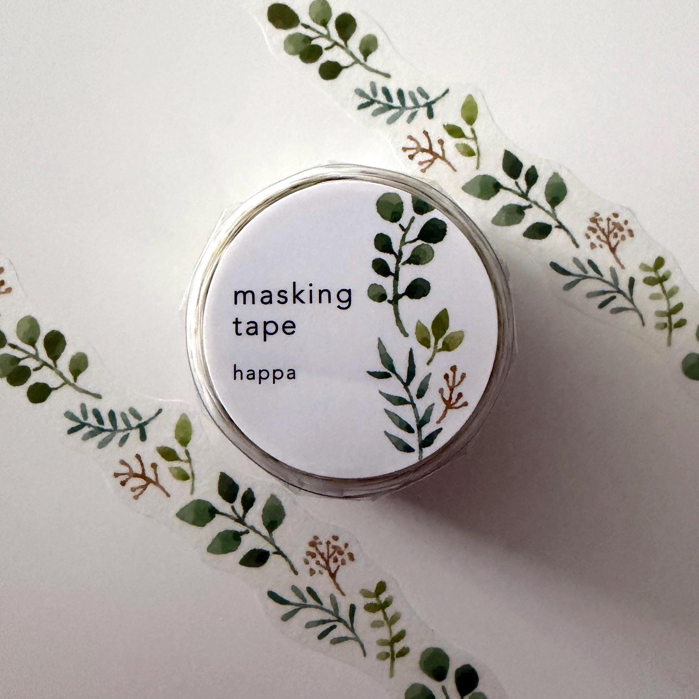 Happa Leaves Washi Tape MIND WAVE JAPAN
