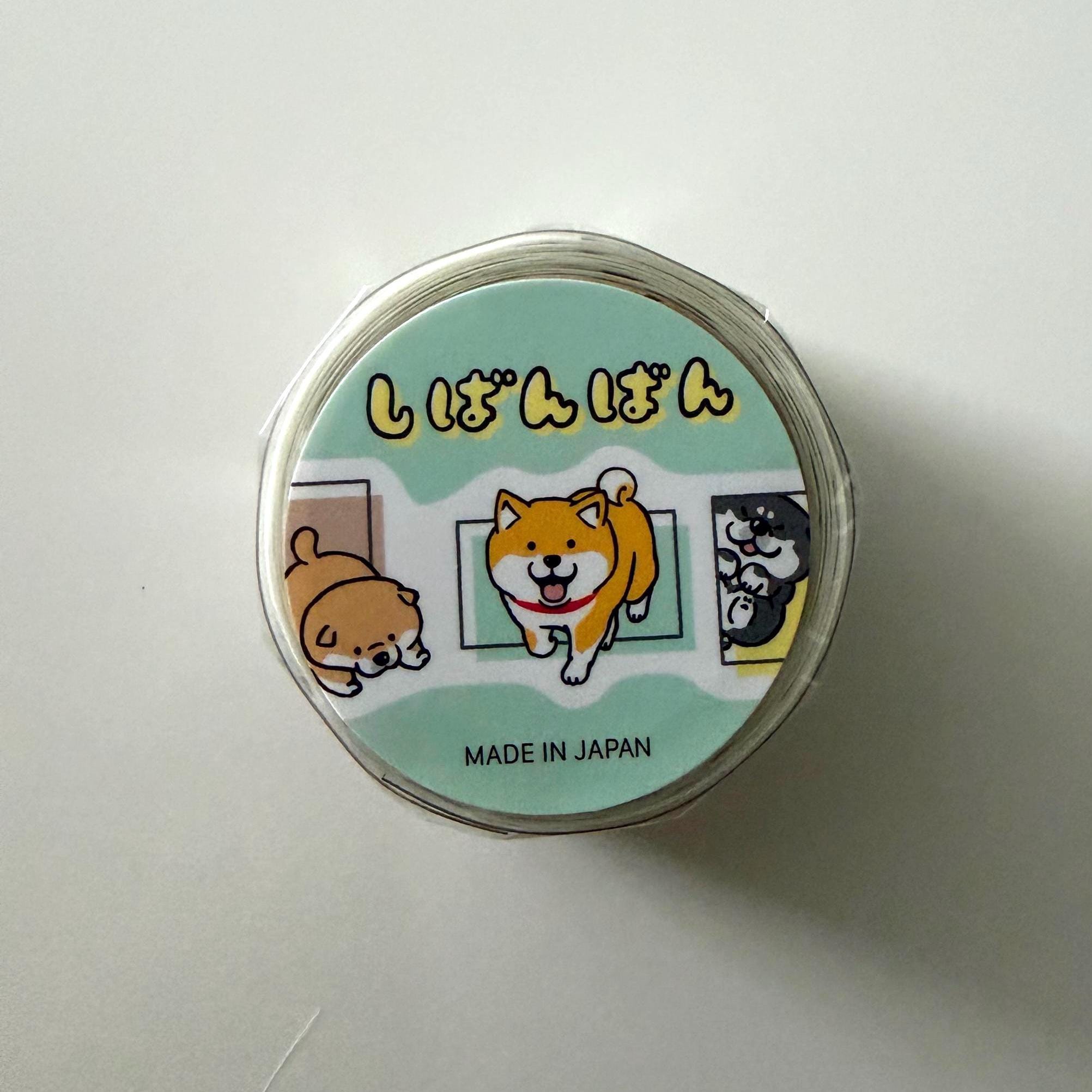 Shibanban Shiba Die Cut Washi Tape MIND WAVE JAPAN