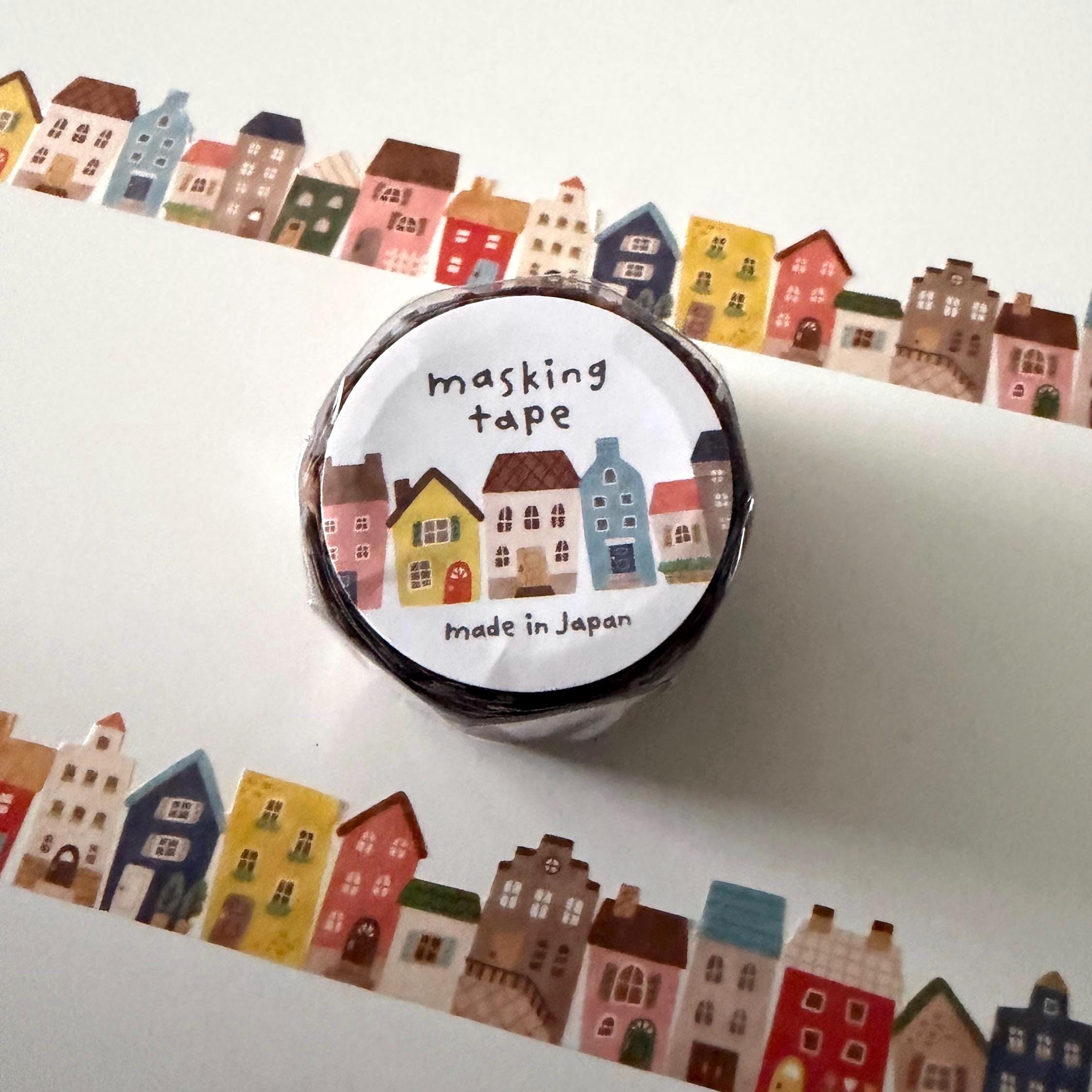 Houses Architecture Die Cut Washi Tape MIND WAVE JAPAN