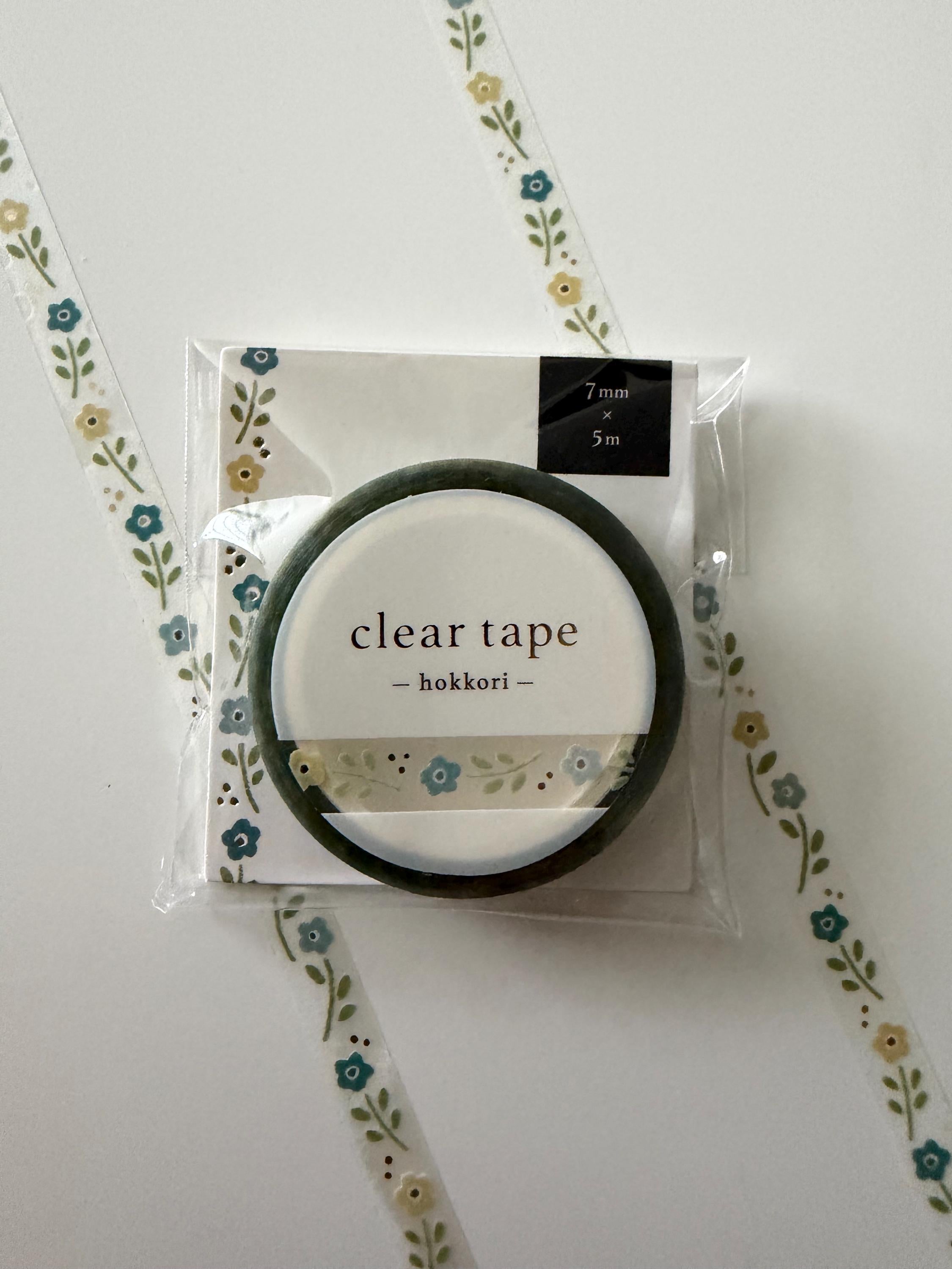 Flowers Clear Washi Tape MIND WAVE JAPAN