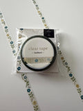 Flowers Clear Washi Tape MIND WAVE JAPAN