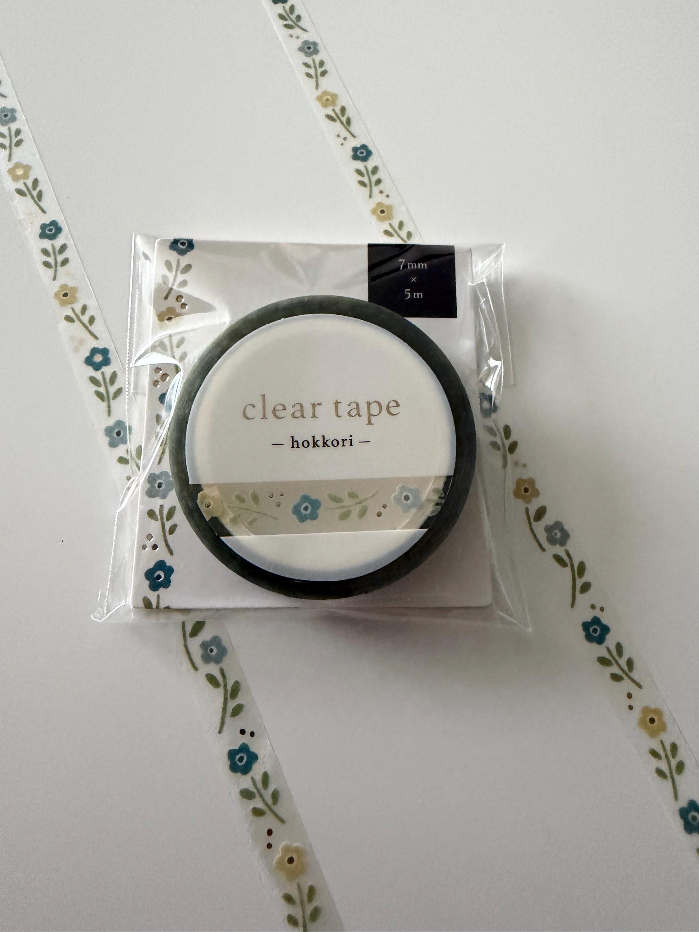 Flowers Clear Washi Tape MIND WAVE JAPAN