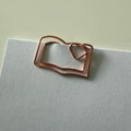 Rose Gold Book Style Paper Clips