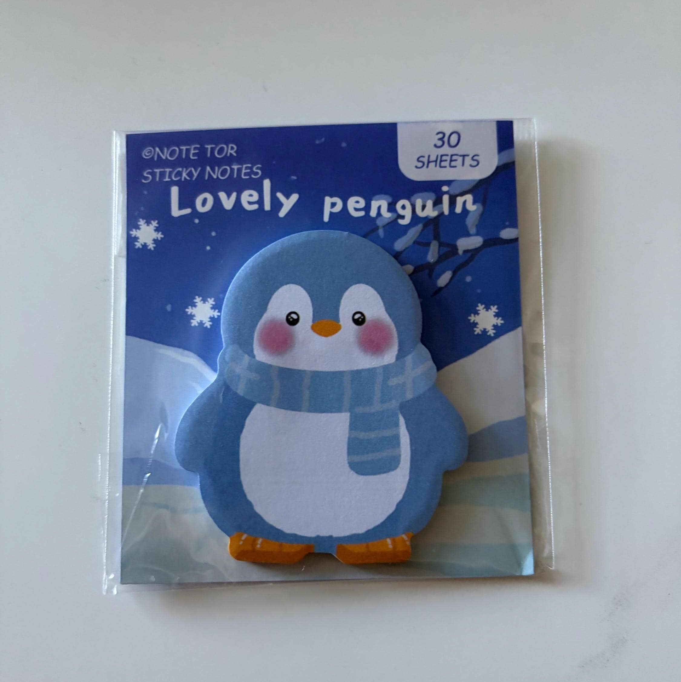 Winter Animal Sticky Notes
