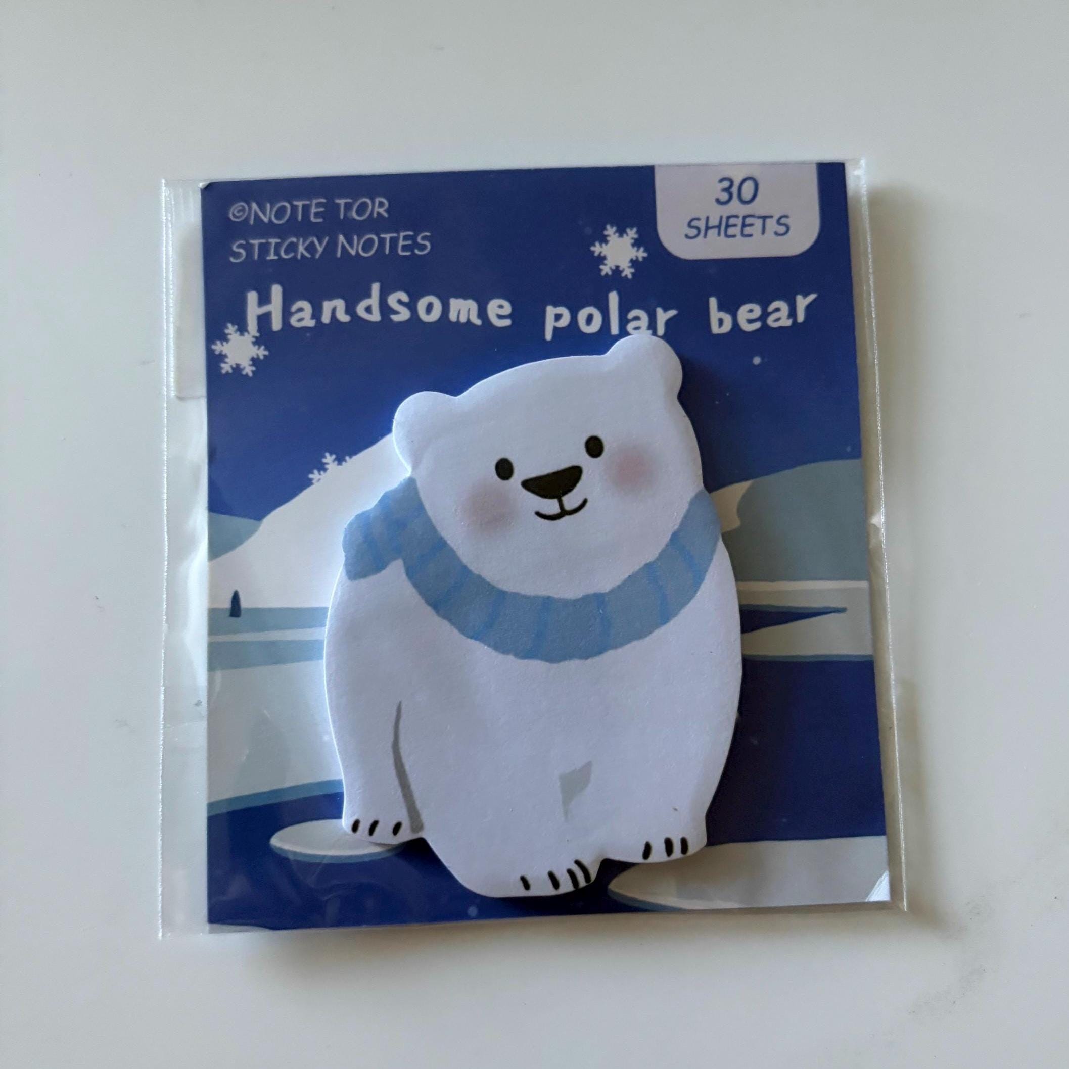 Winter Animal Sticky Notes