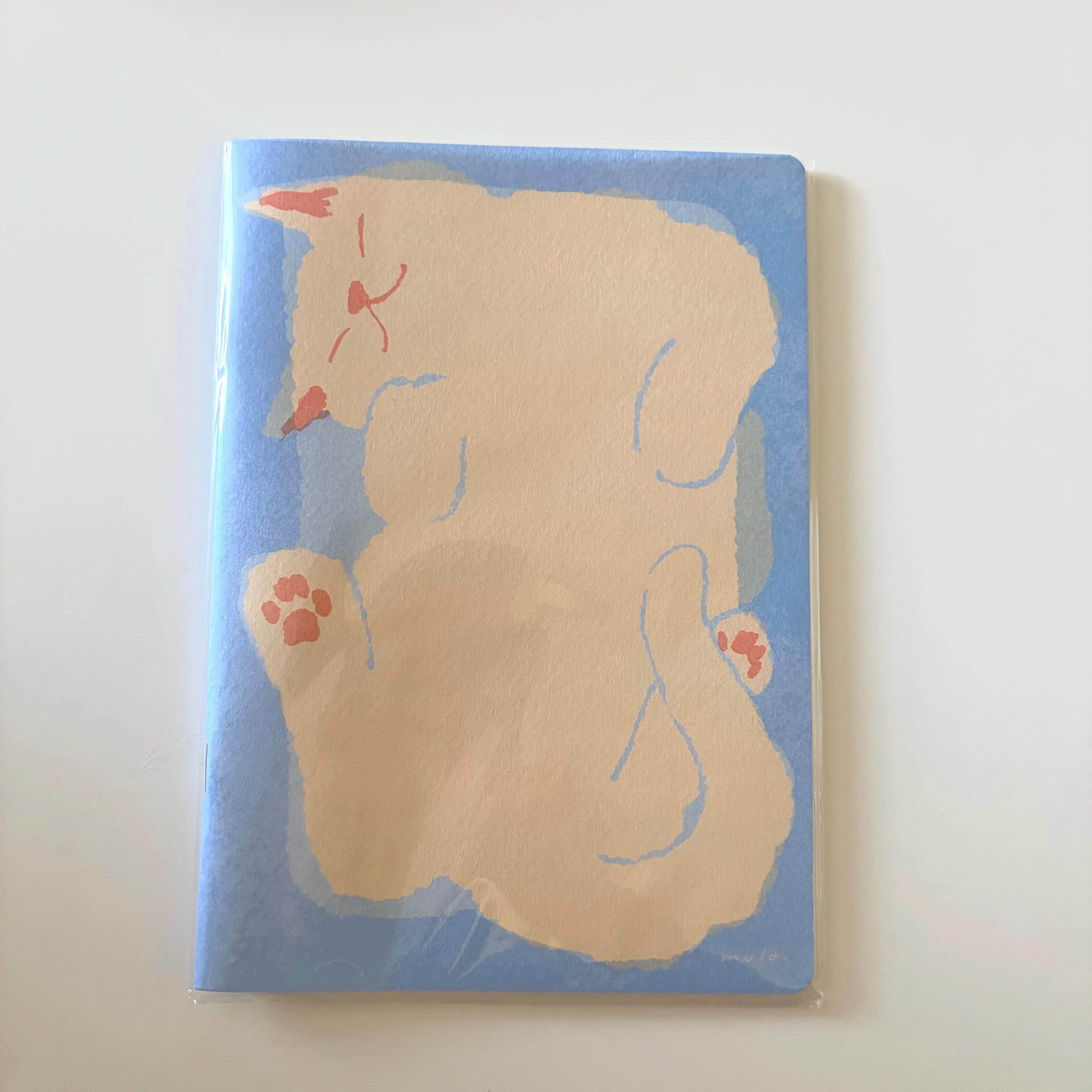 A5 Grid Cat Notebook RYURYU Note