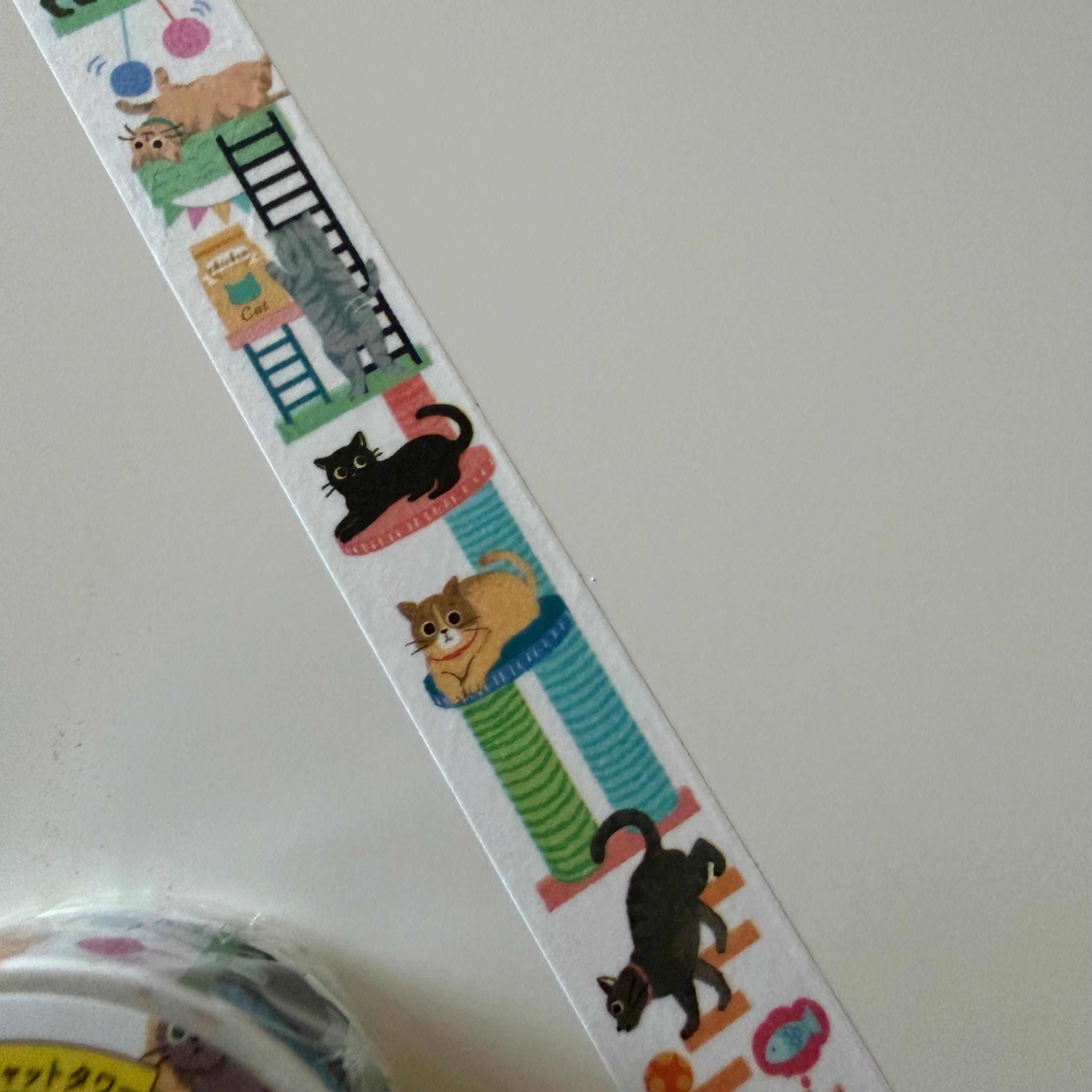 Japanese Cat Washi Tape WORLD CRAFT