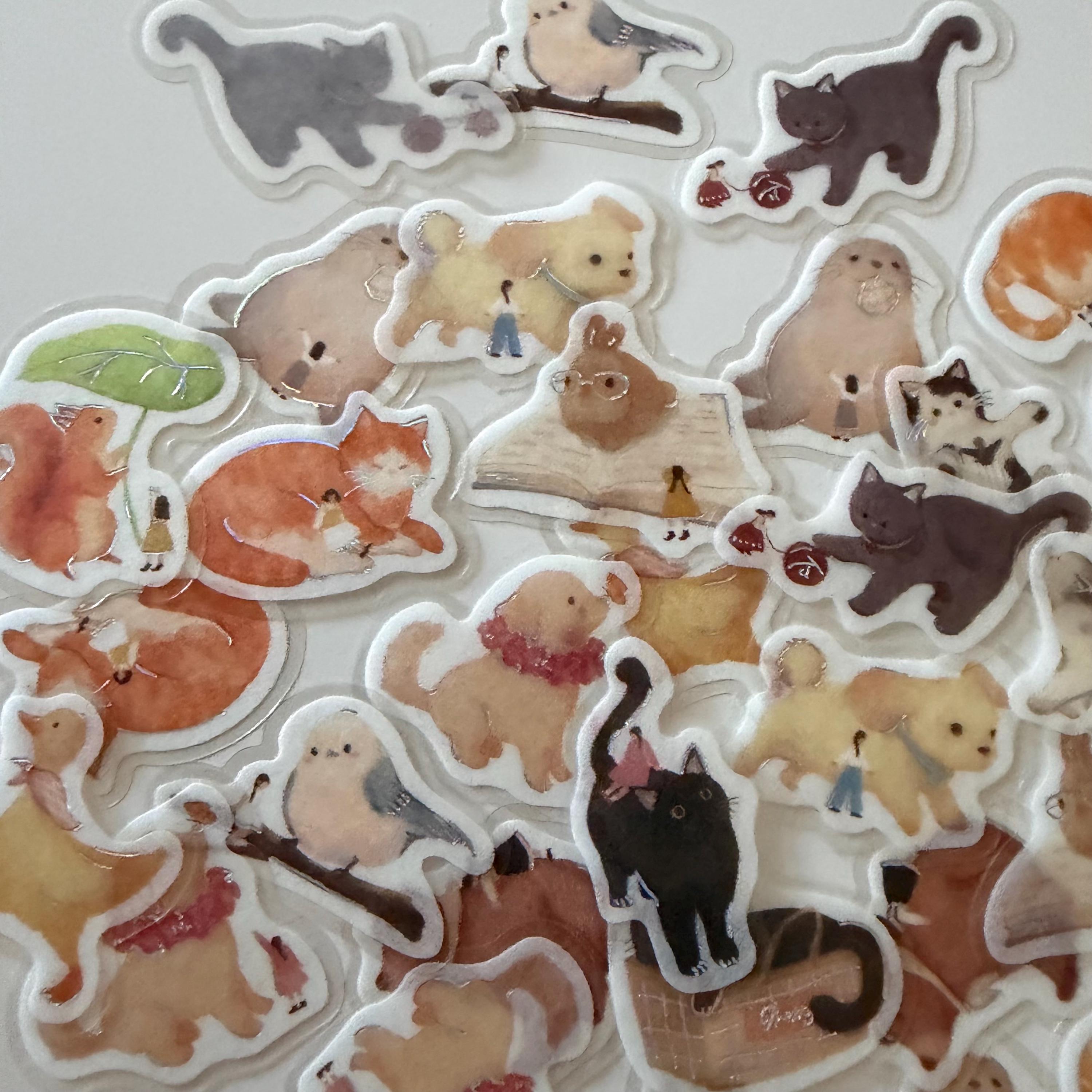 Animal Flake Stickers BGM Petite Story