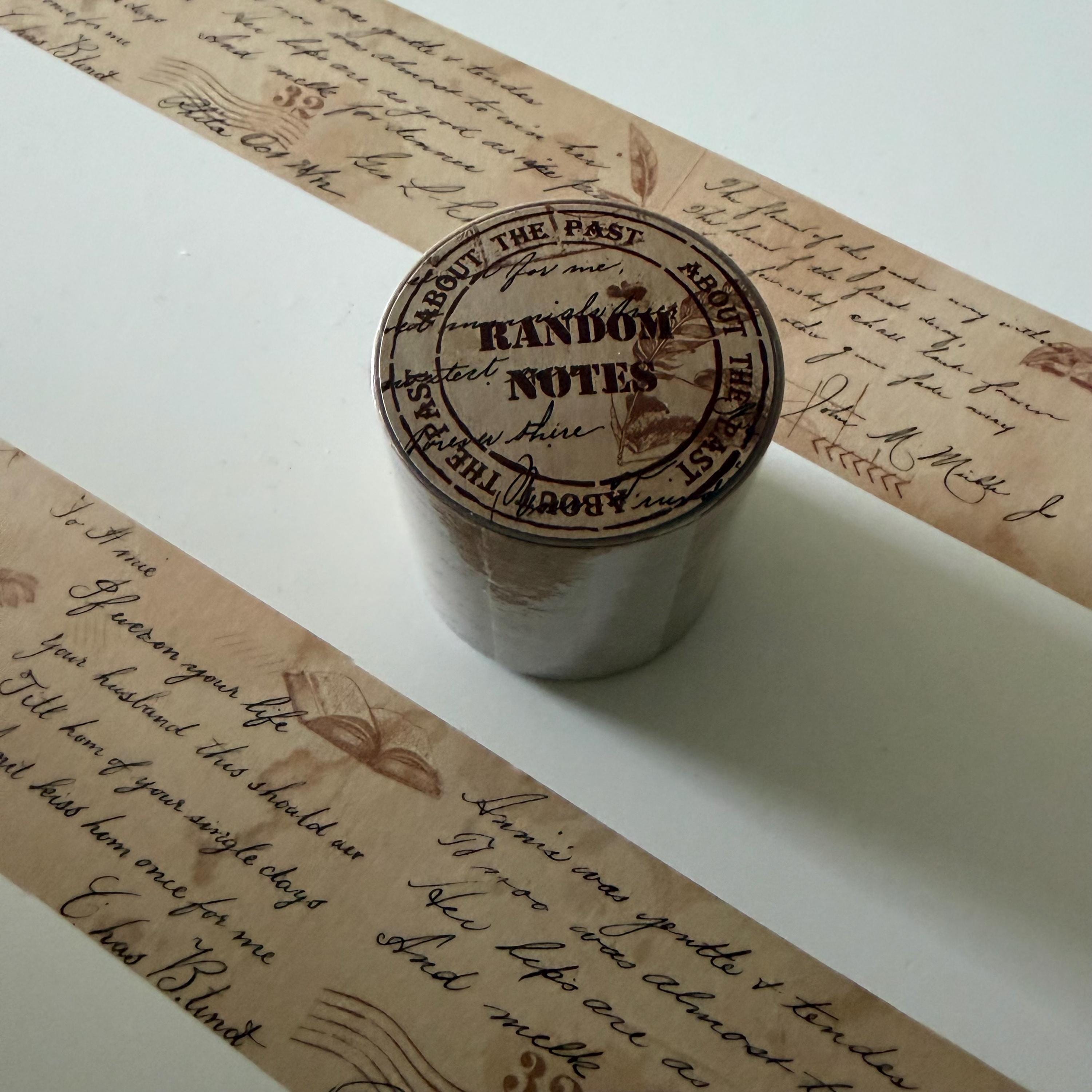 Dark Academia Style Washi Tape
