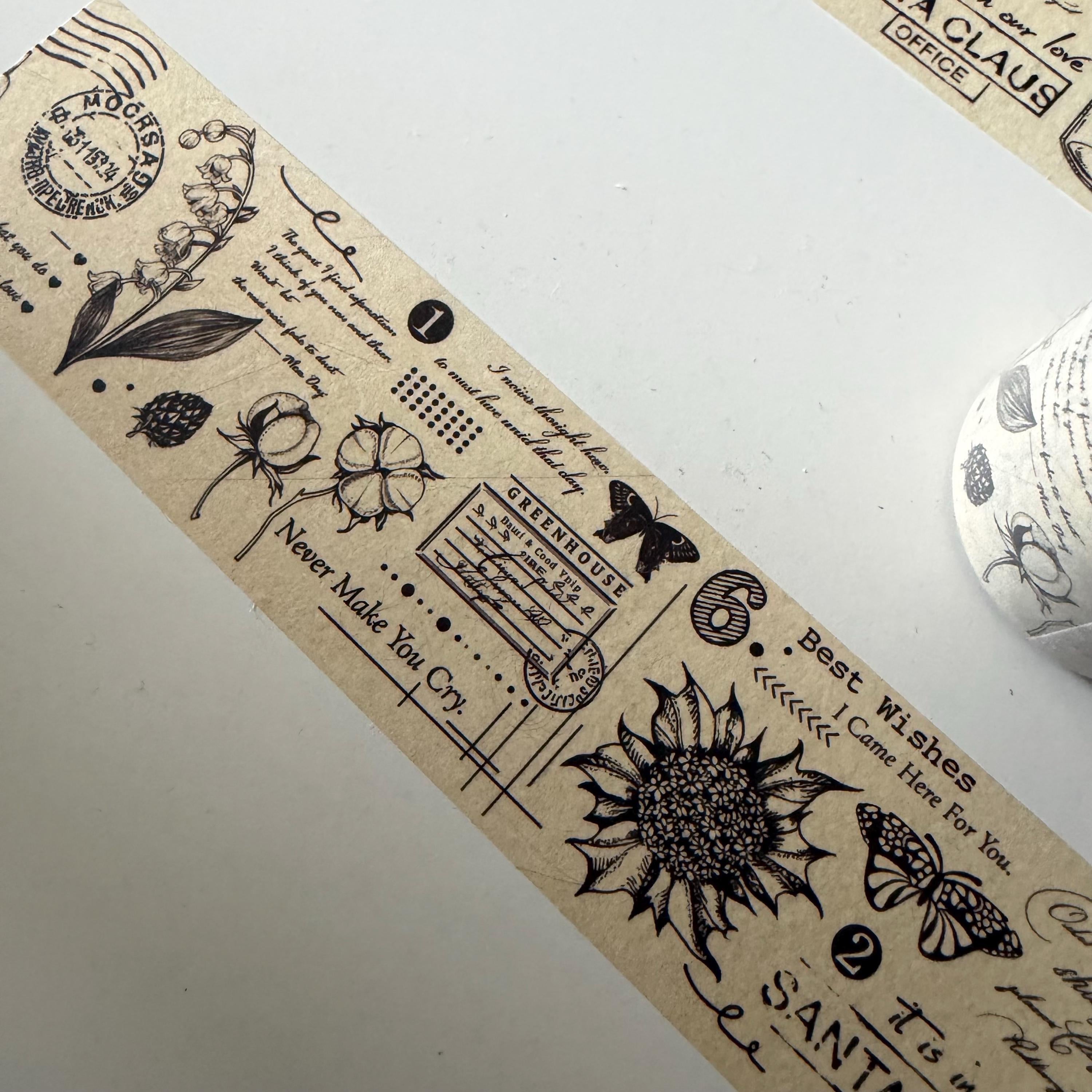 Washi Tape Antique Design