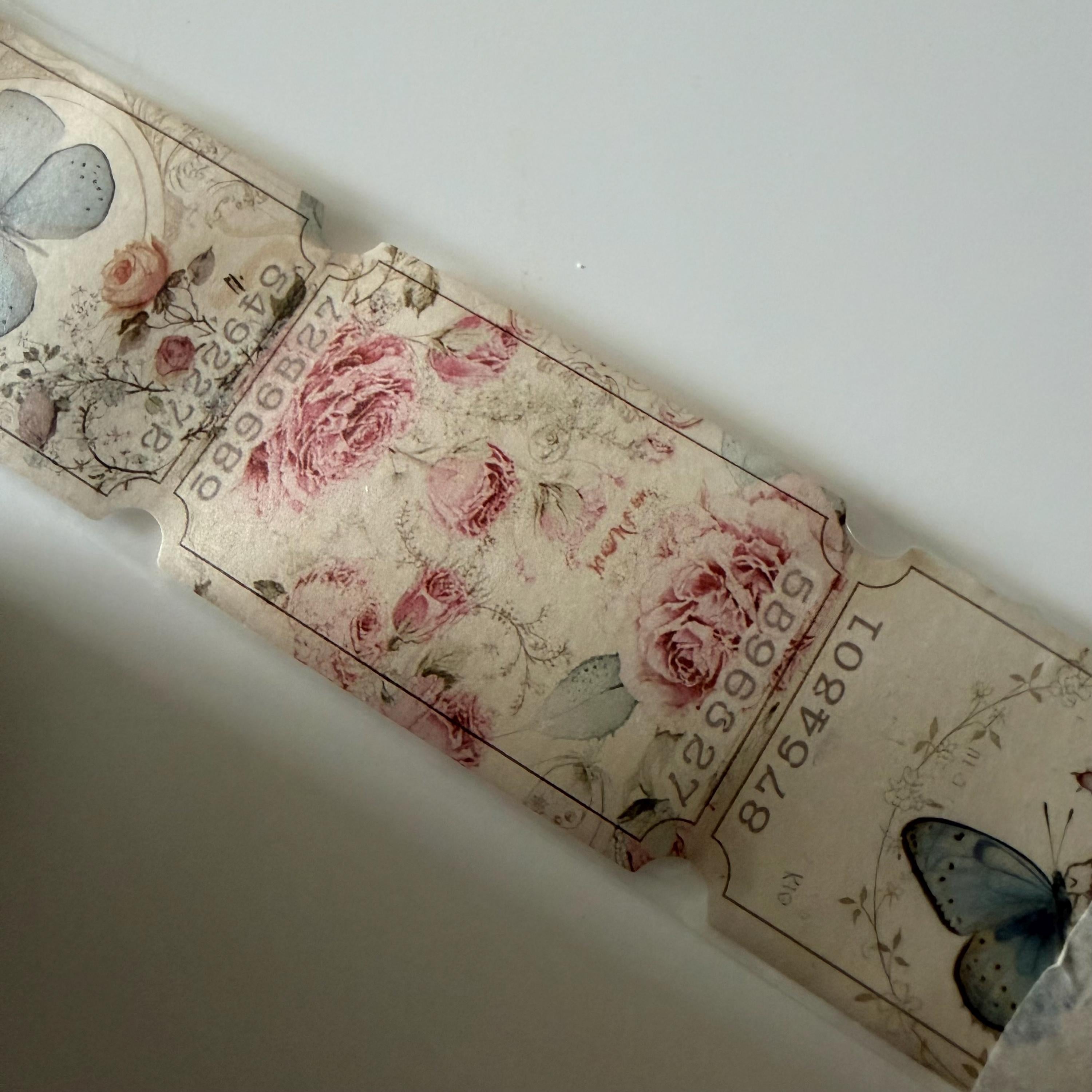Vintage Butterfly Washi Tape