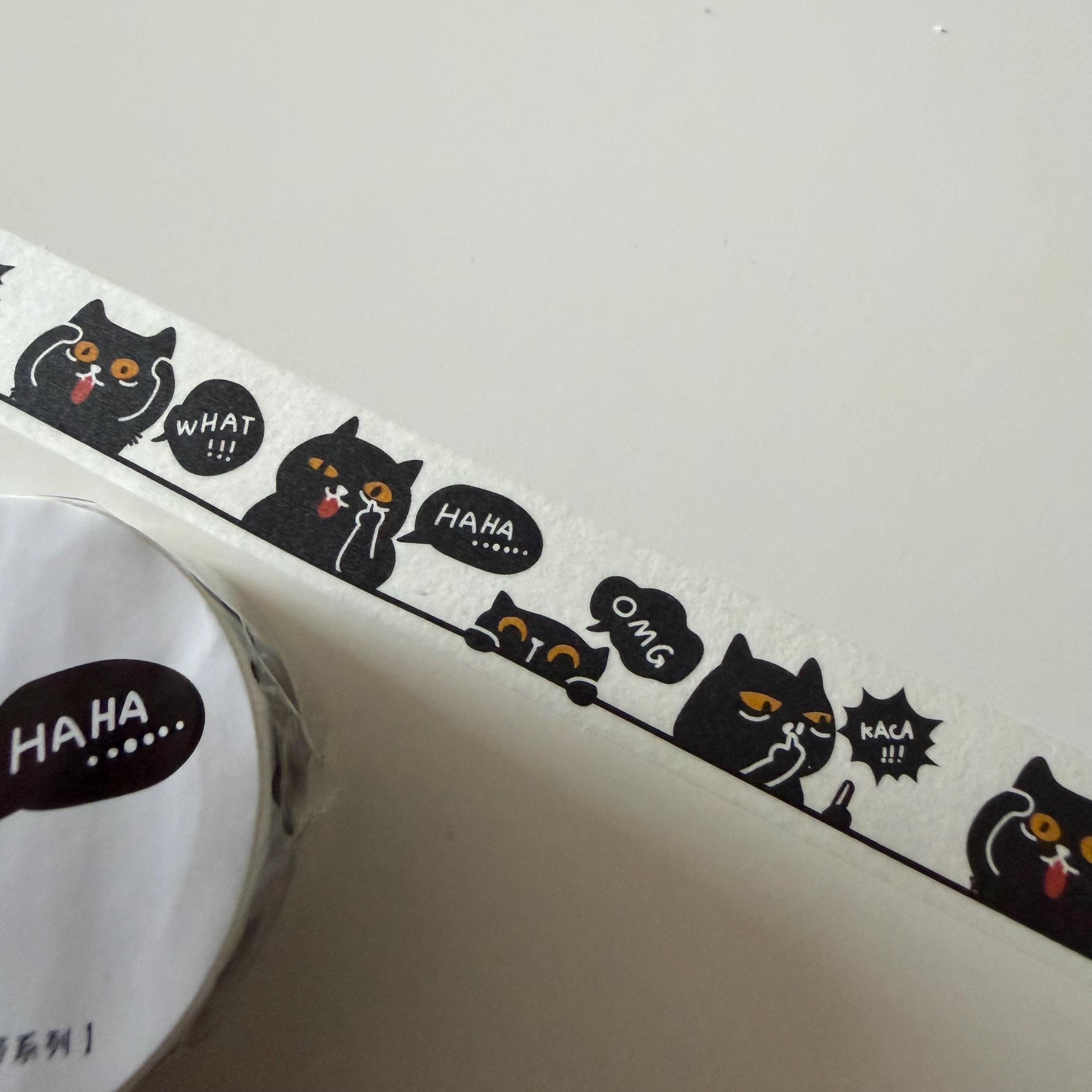 Cat Washi Tape Retro Stationery