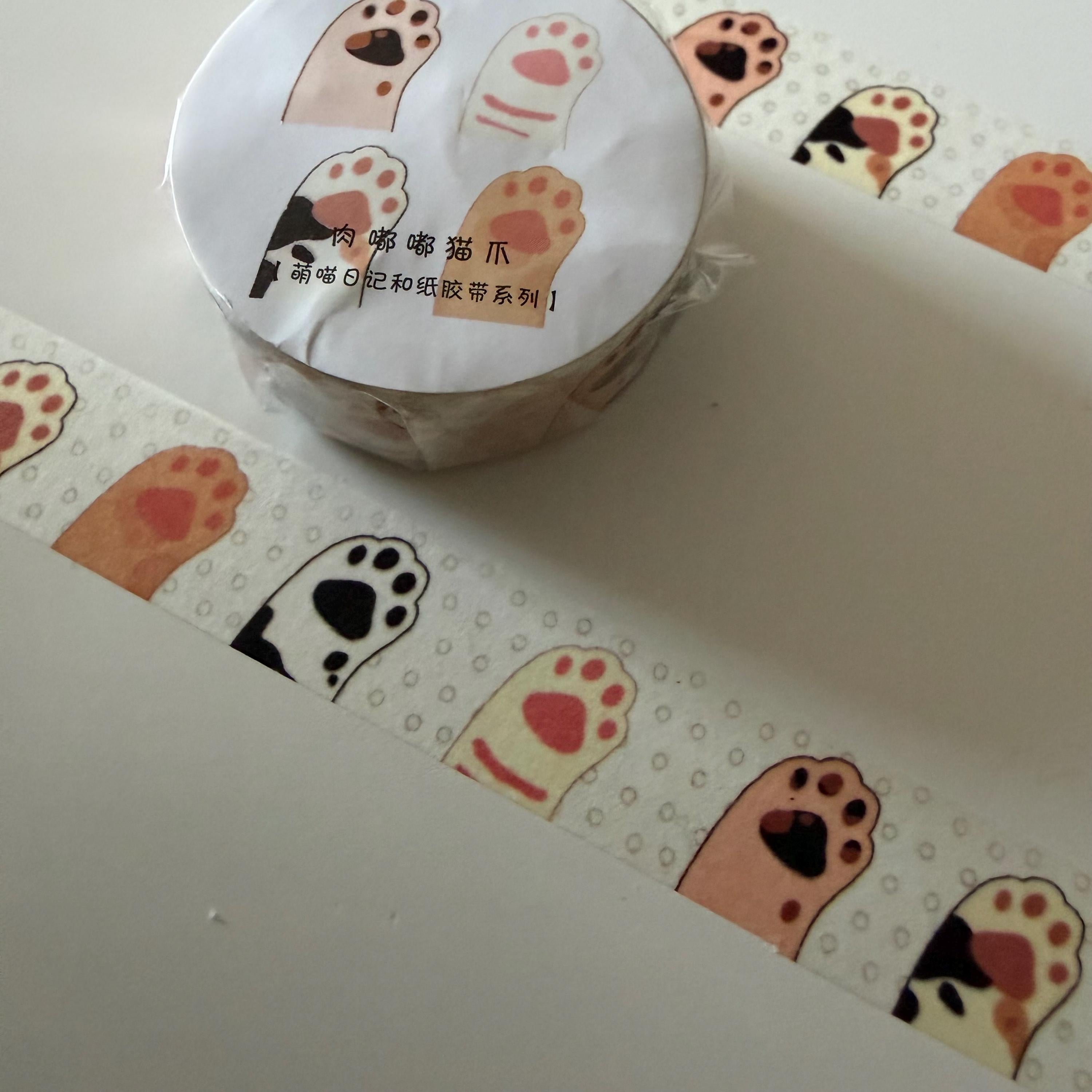 Cat Washi Tape Paws