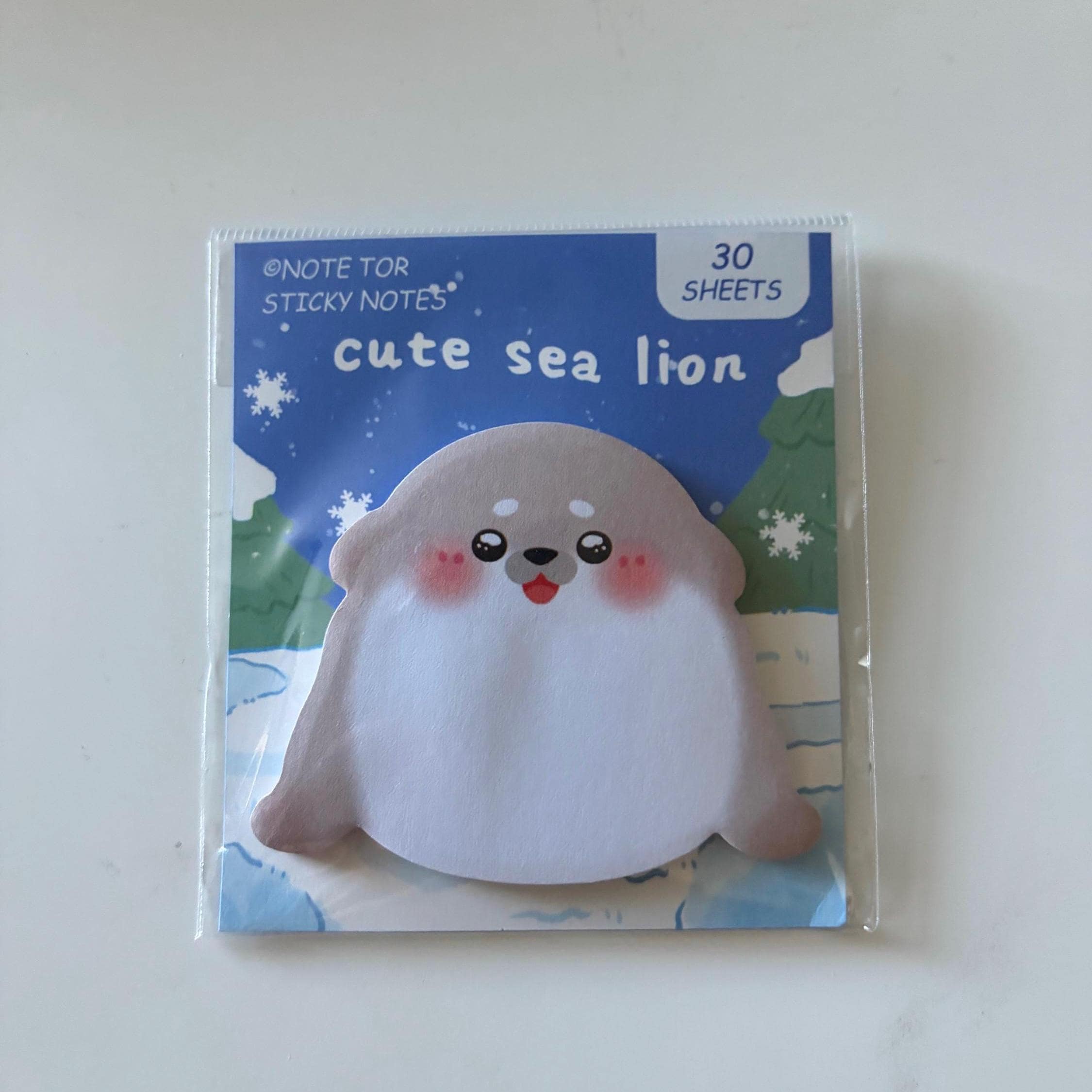 Winter Animal Sticky Notes