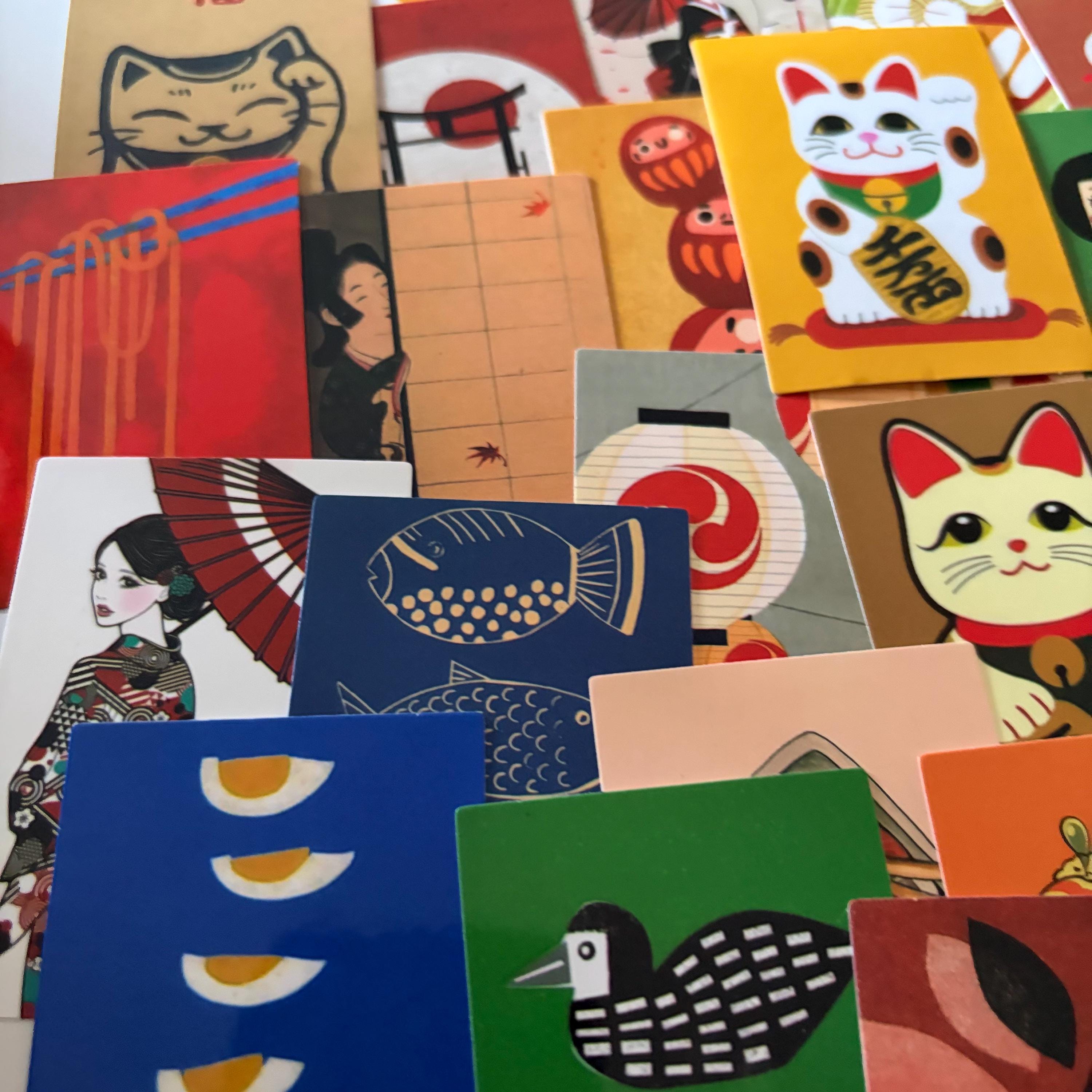 Multicoloured Retro Stickers