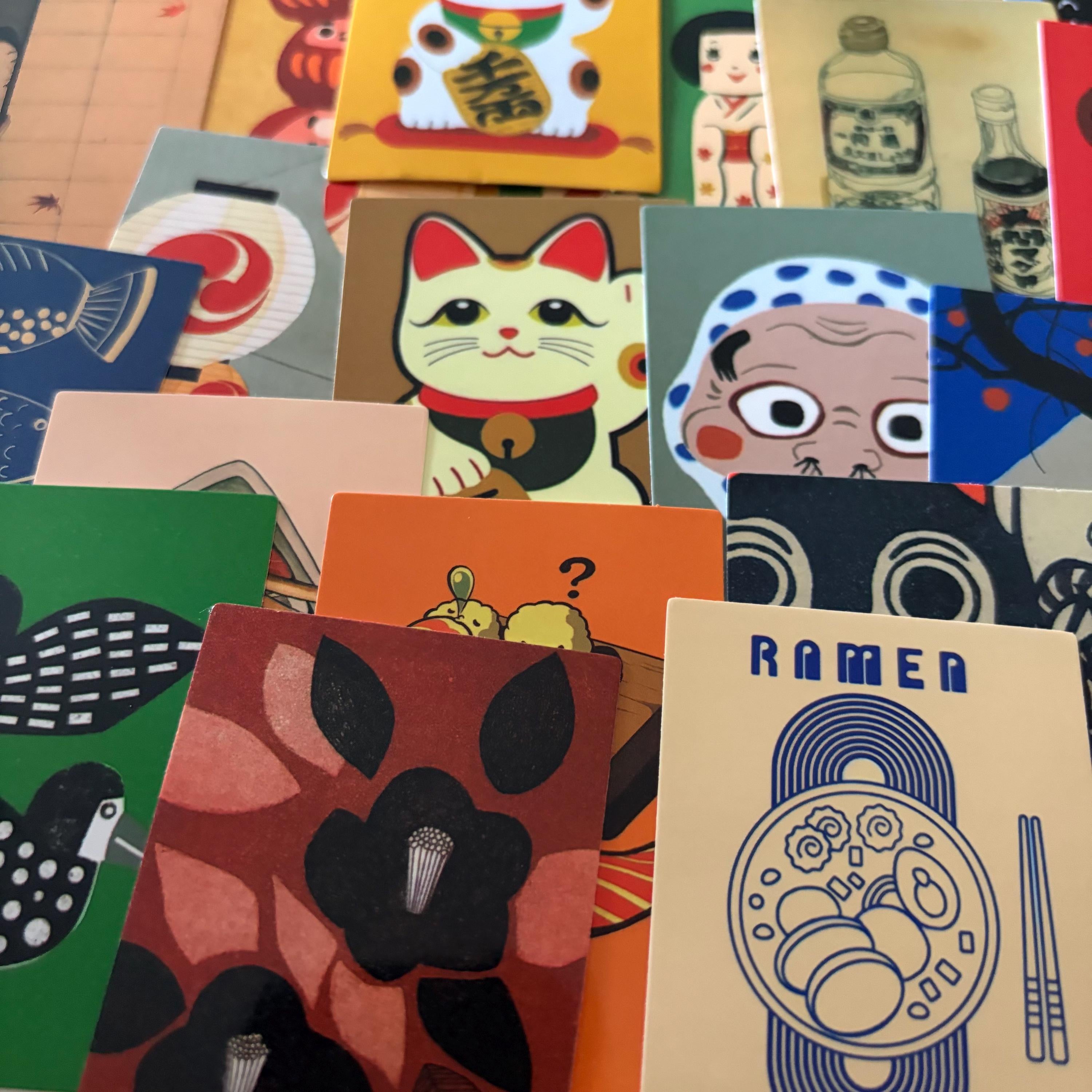 Multicoloured Retro Stickers