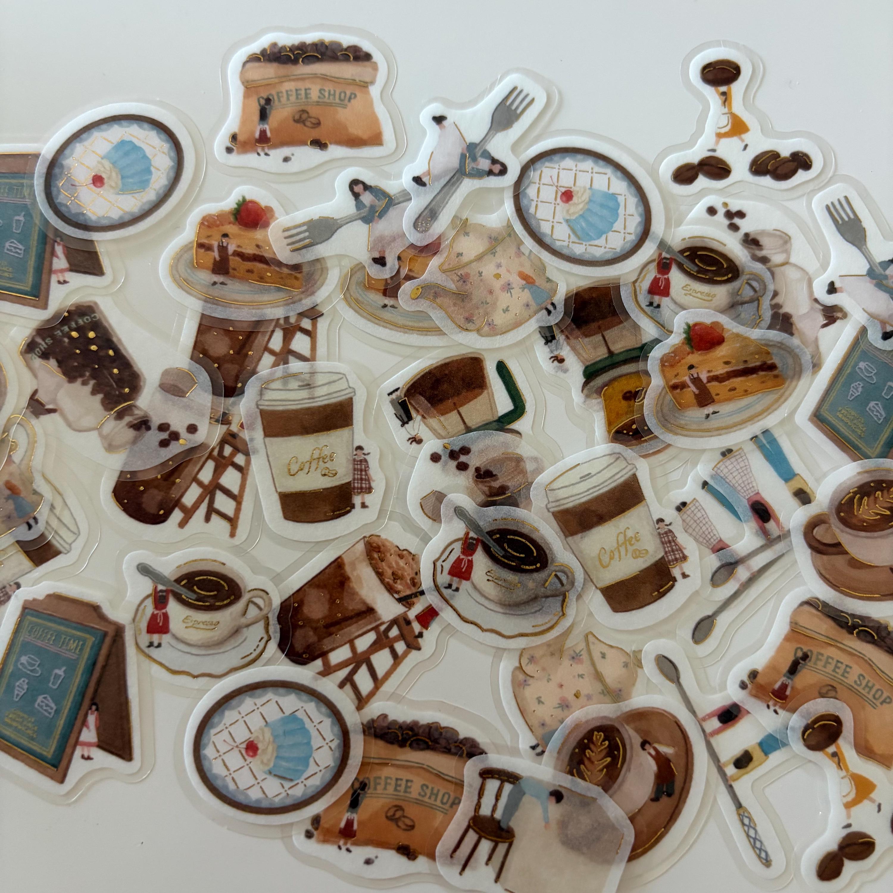 Cafe Flake Stickers Petite Story BGM