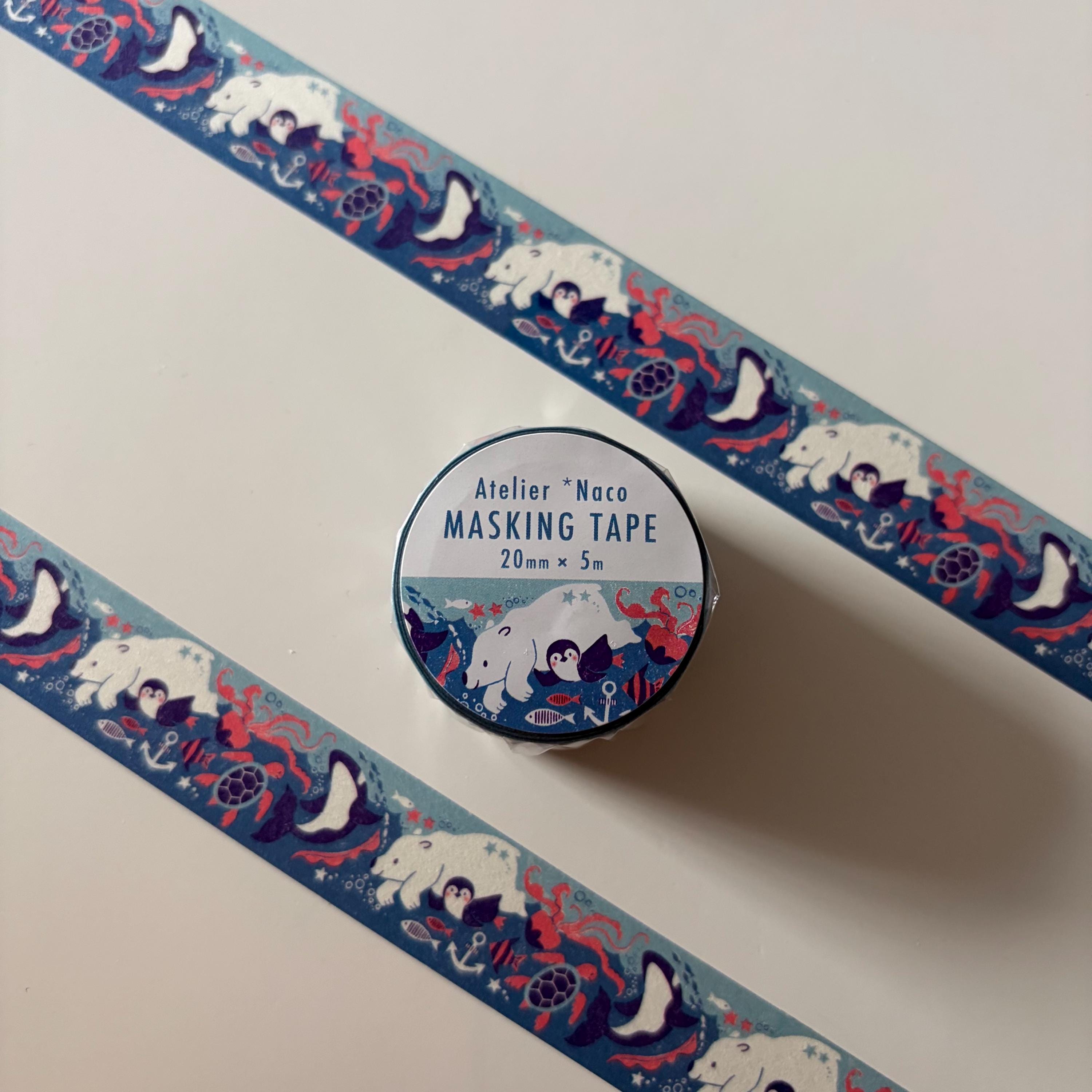 Kodomo No Kao Sea Animals Washi Tape