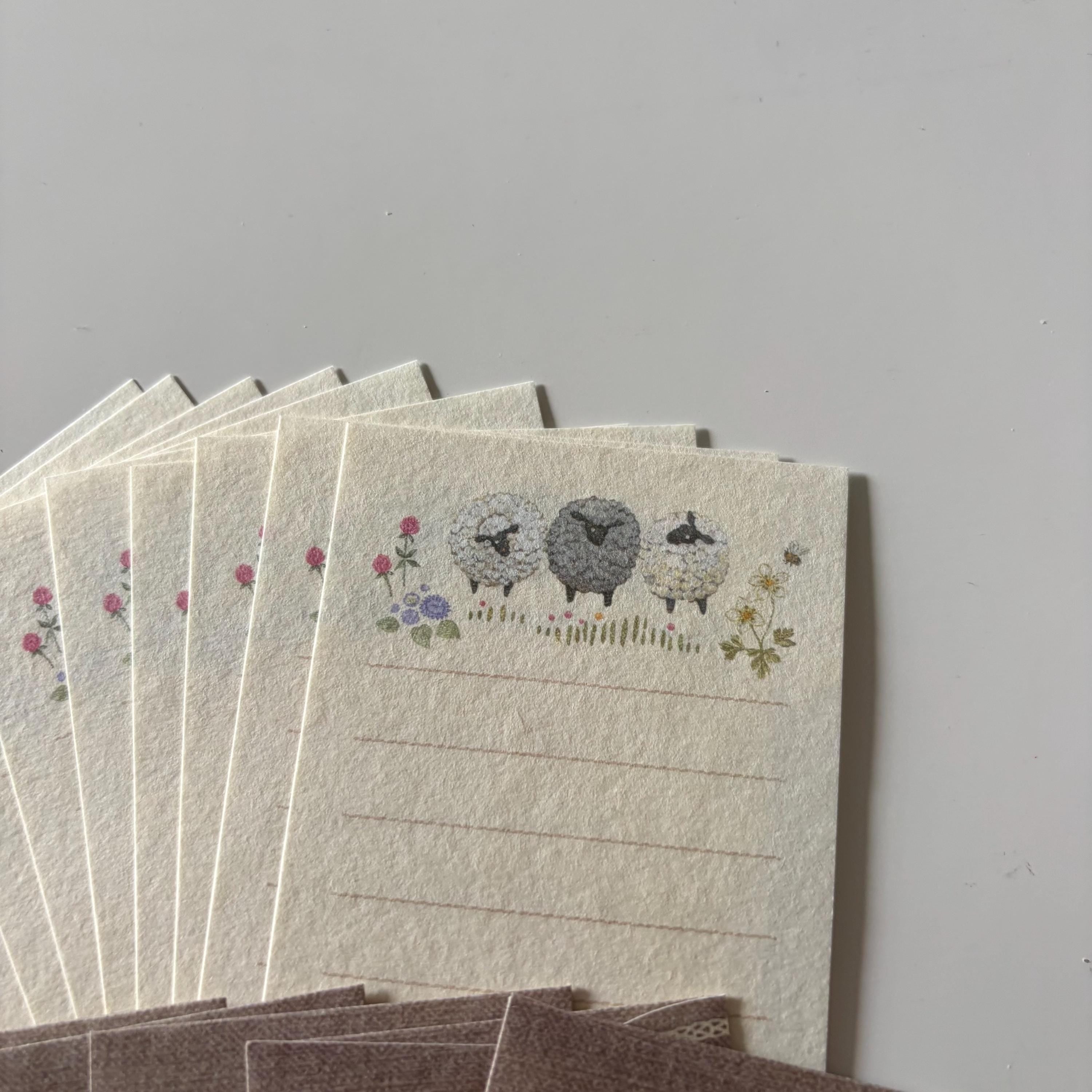 Fleurs et chance Mini Japanese Letter Writing Set
