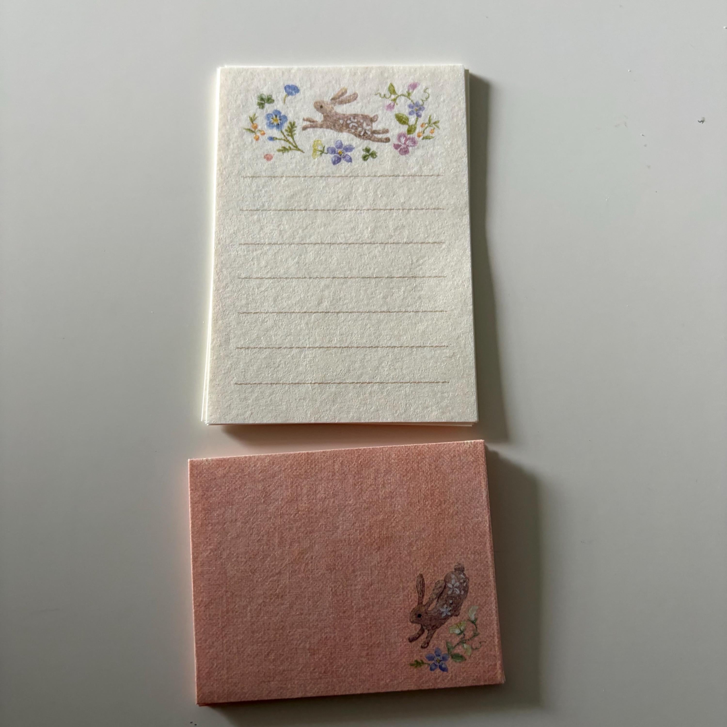 Fleurs et chance Mini Japanese Letter Writing Set