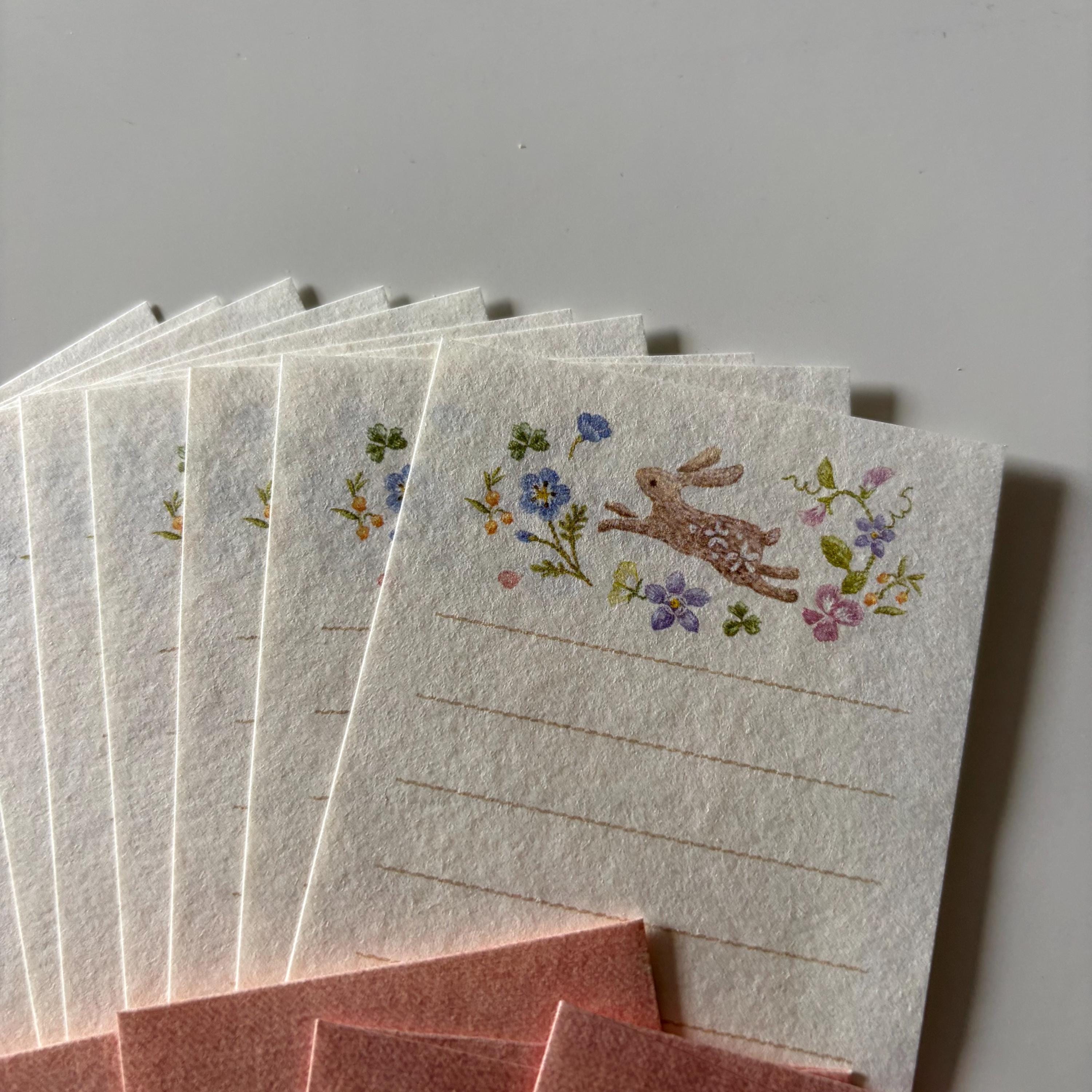 Fleurs et chance Mini Japanese Letter Writing Set