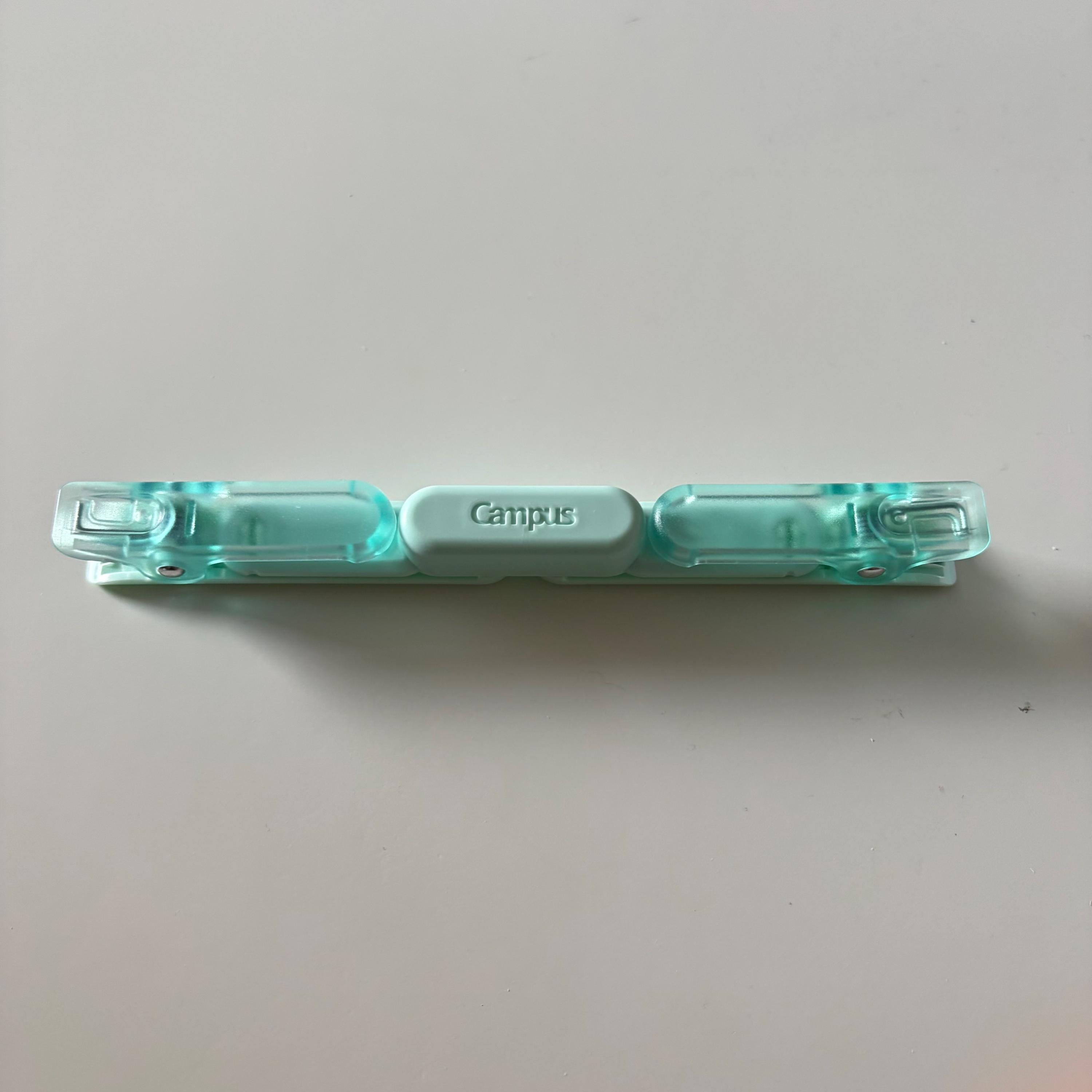 Campus Compact Portable Book Clip Green/Teal