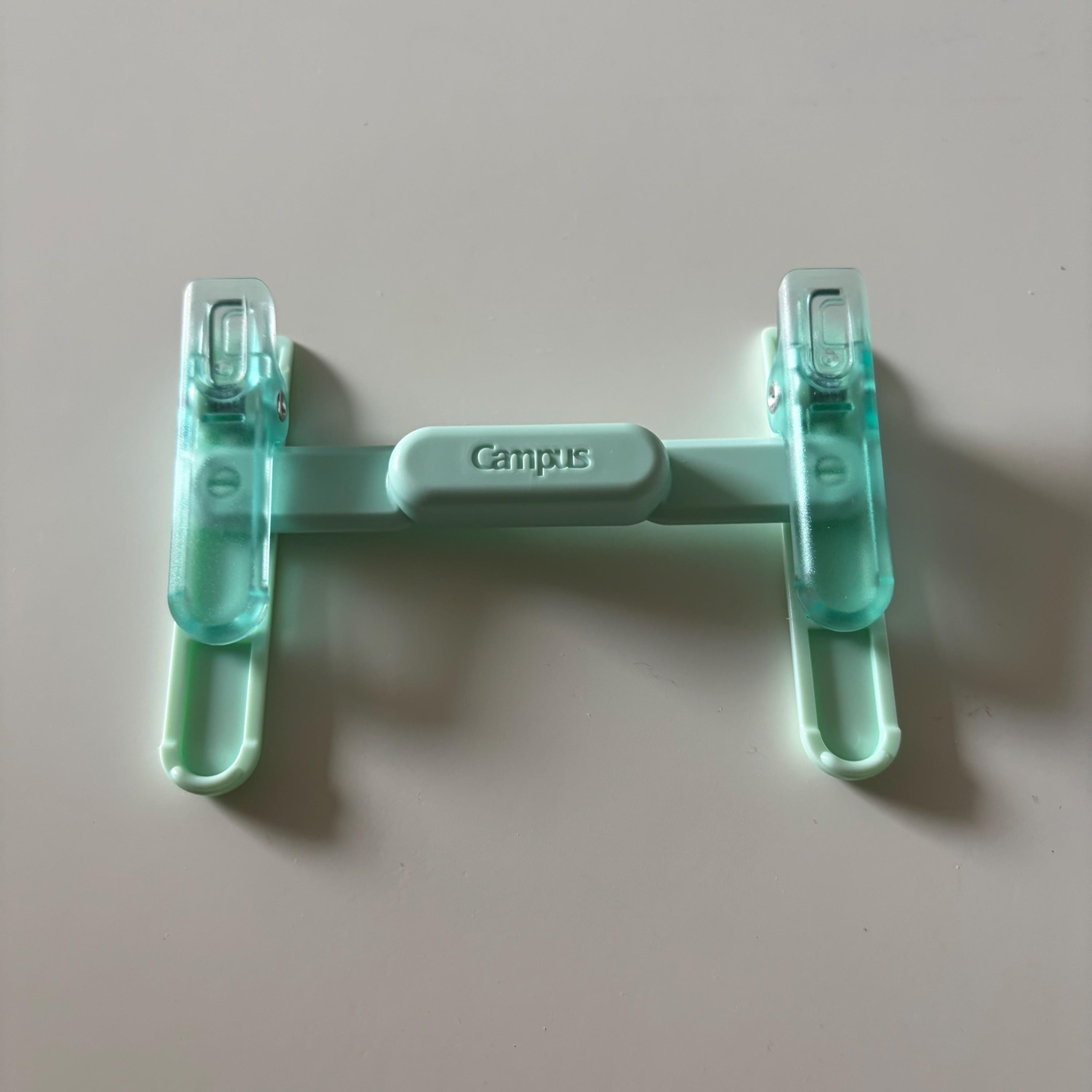 Campus Compact Portable Book Clip Green/Teal