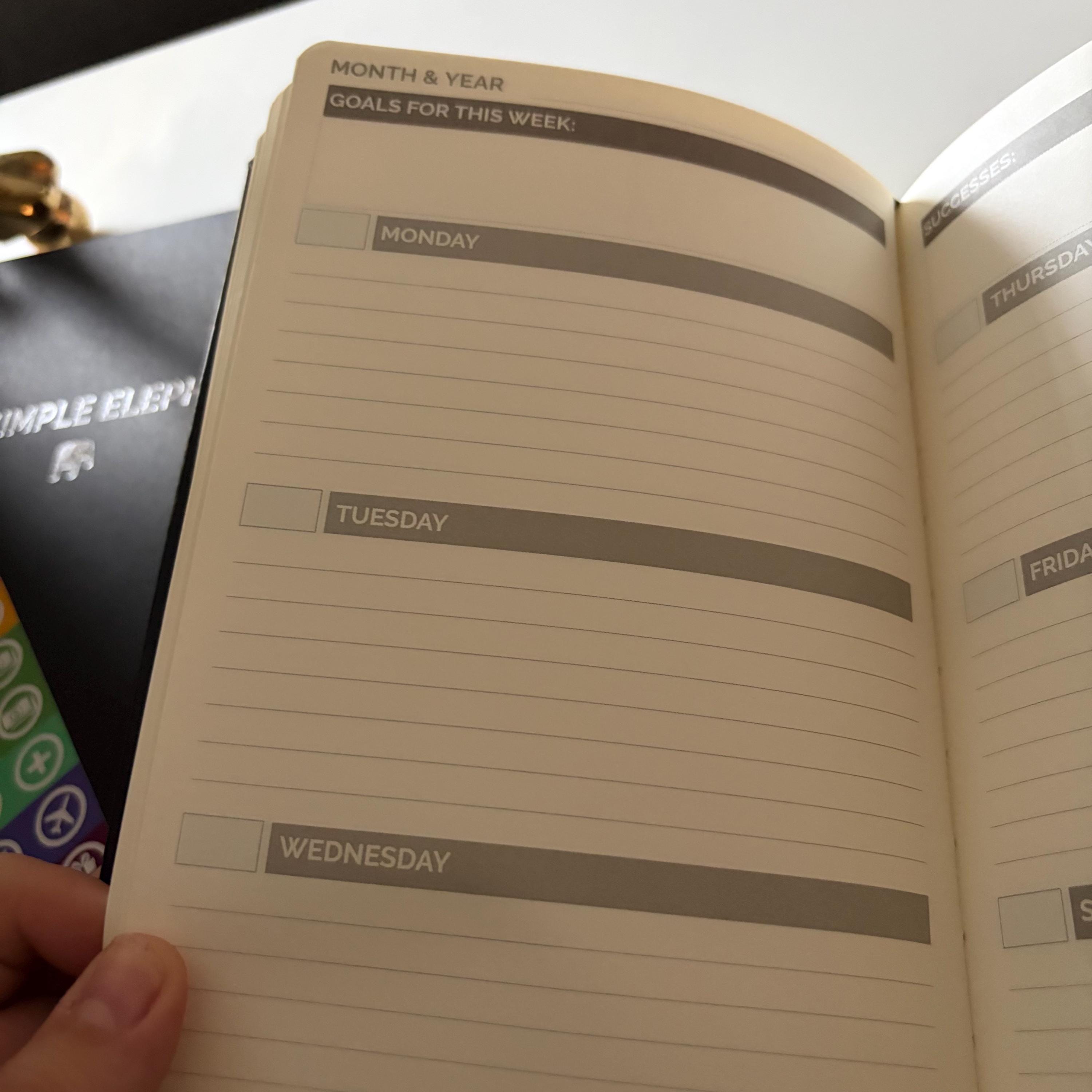 A5 Black Journal Notebook