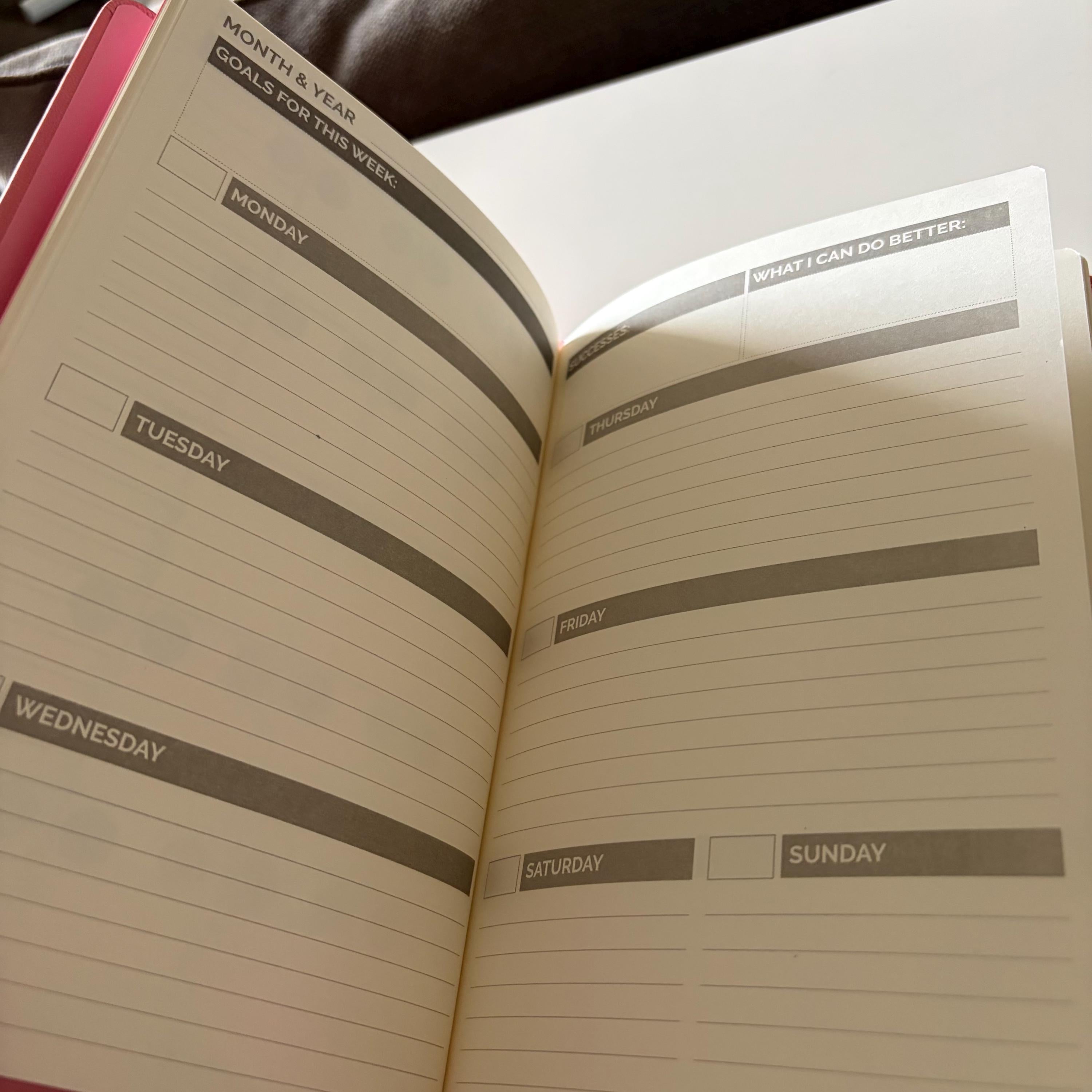 A5 Pink Journal Notebook