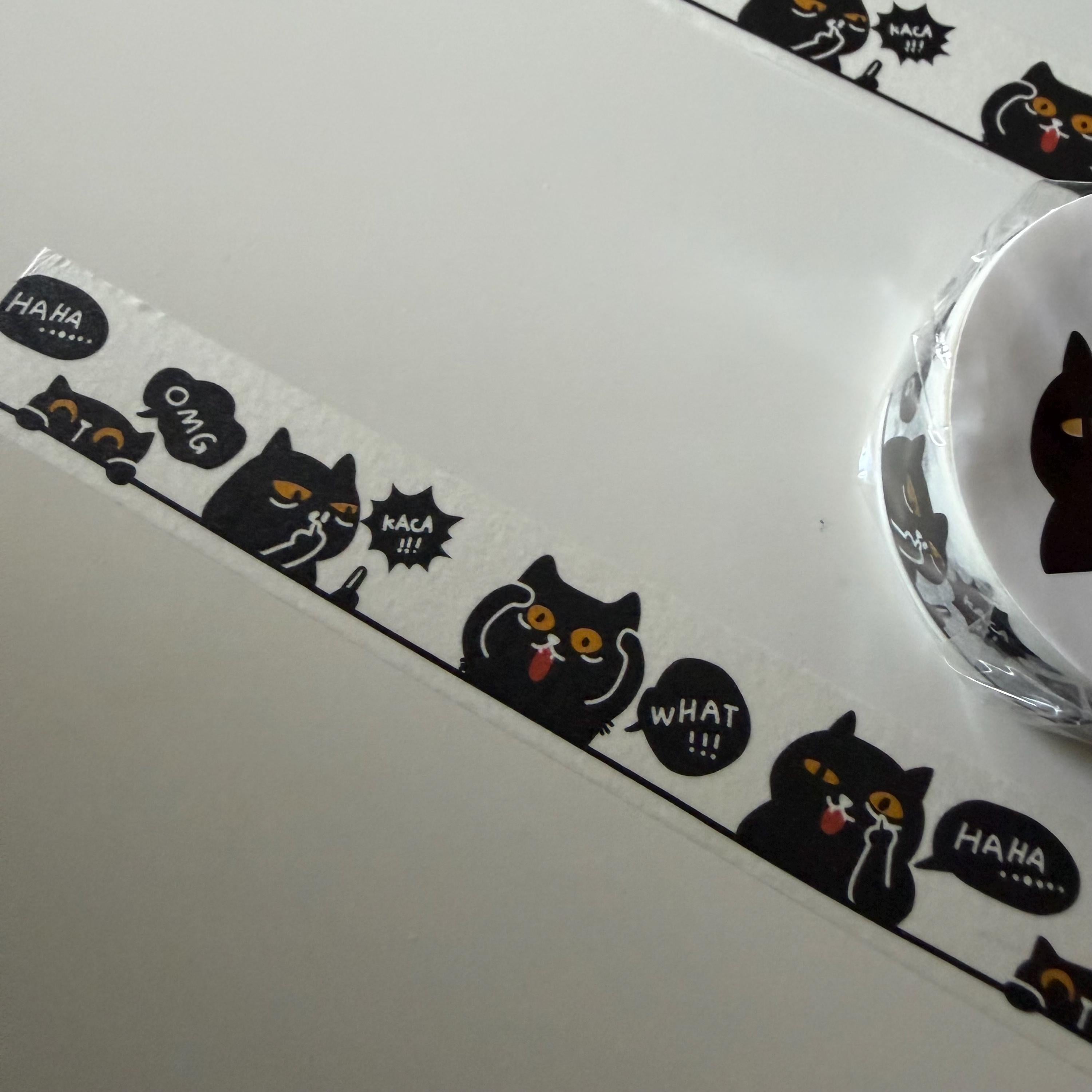 Cat Washi Tape Retro Stationery